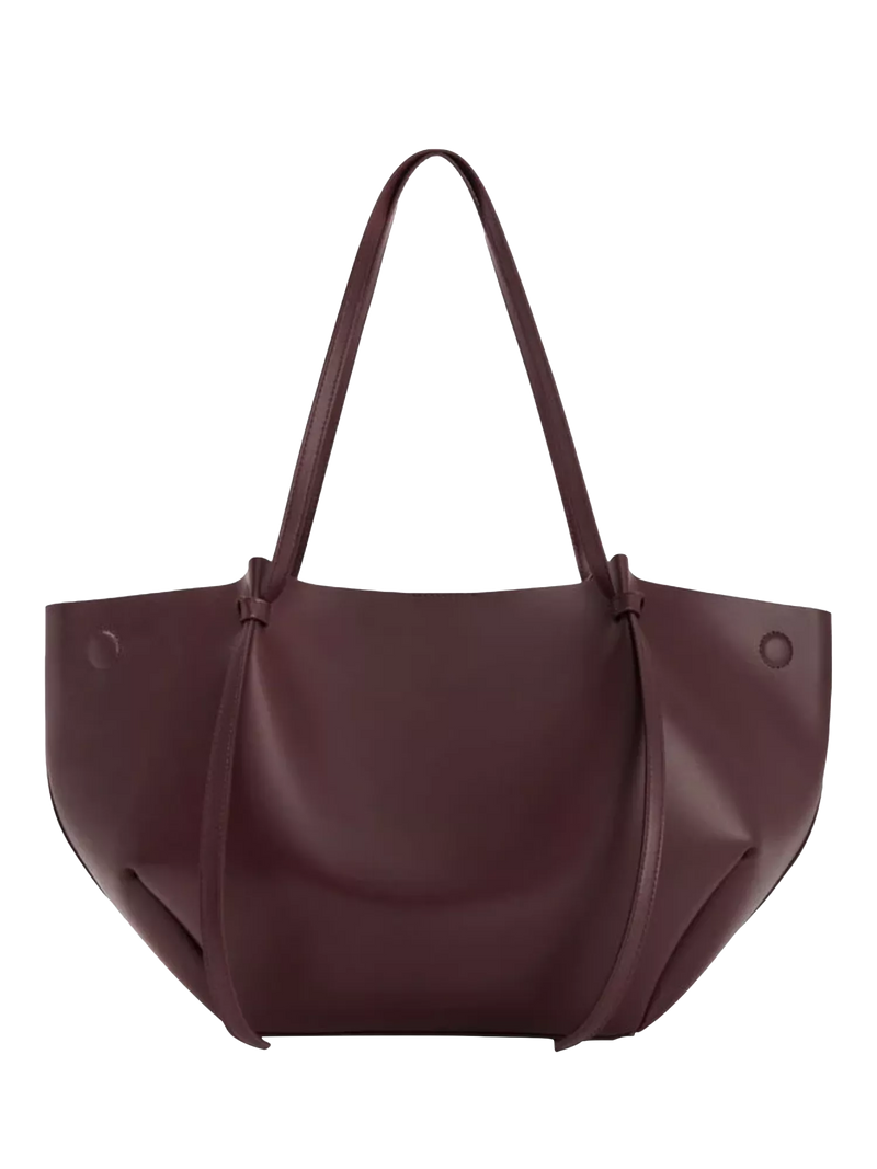 CHARLES & KEITH XL Calla tote bag in Winterberry Red - British product