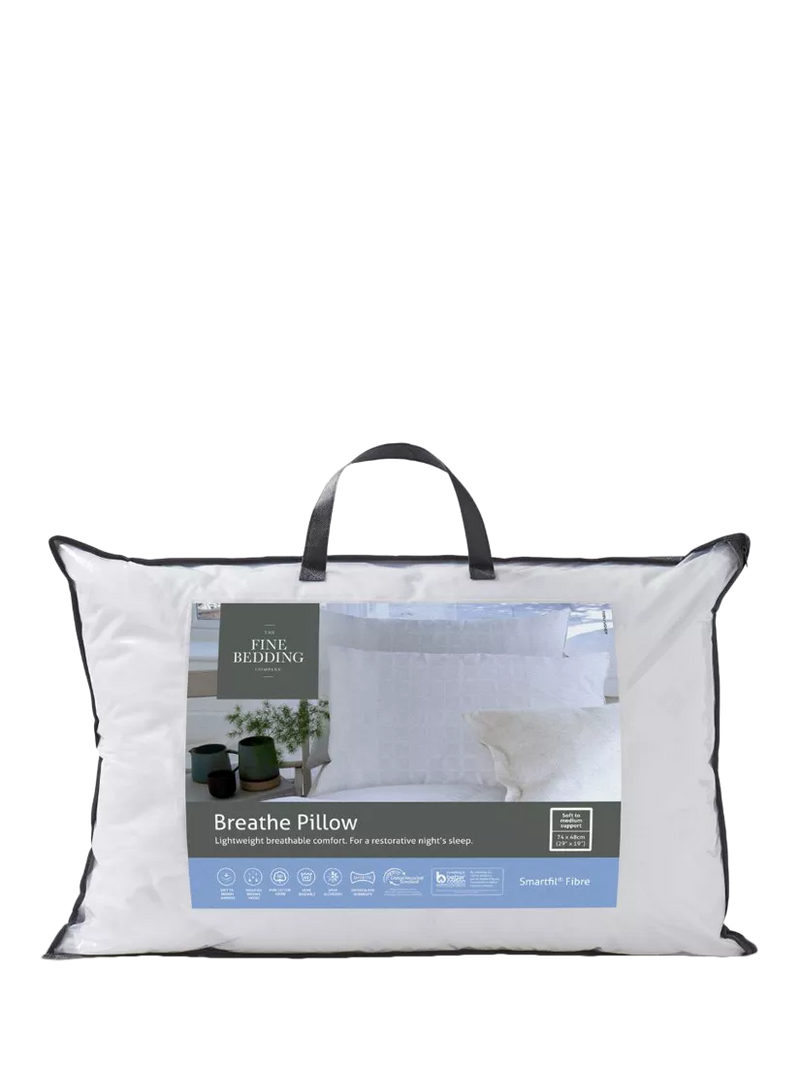 Fine Bedding Breathe standard pillow soft medium (British brand)