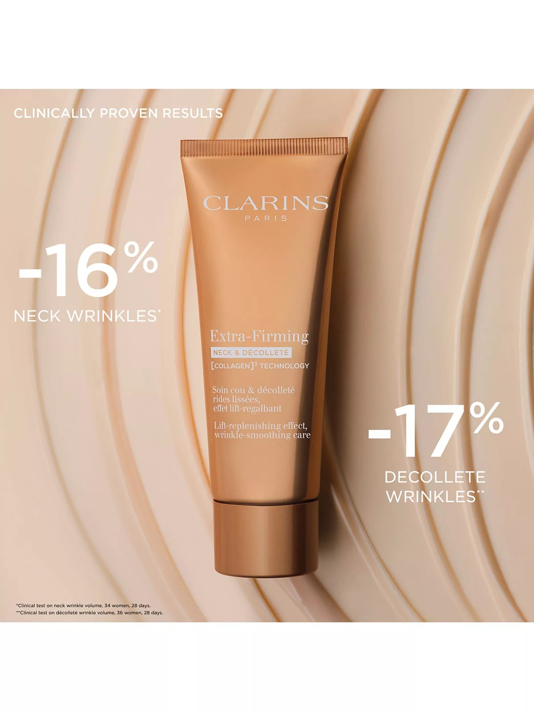 Clarins Extra-Firming neck cream 75ml (British brand)