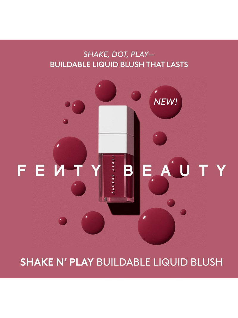 Fenty Beauty Shake 'N Play buildable liquid blush 9ml - British product