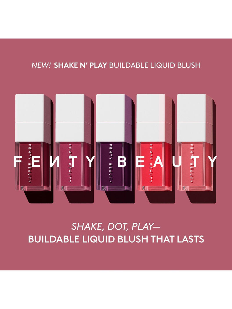 Fenty Beauty Shake 'N Play buildable liquid blush 9ml - British product