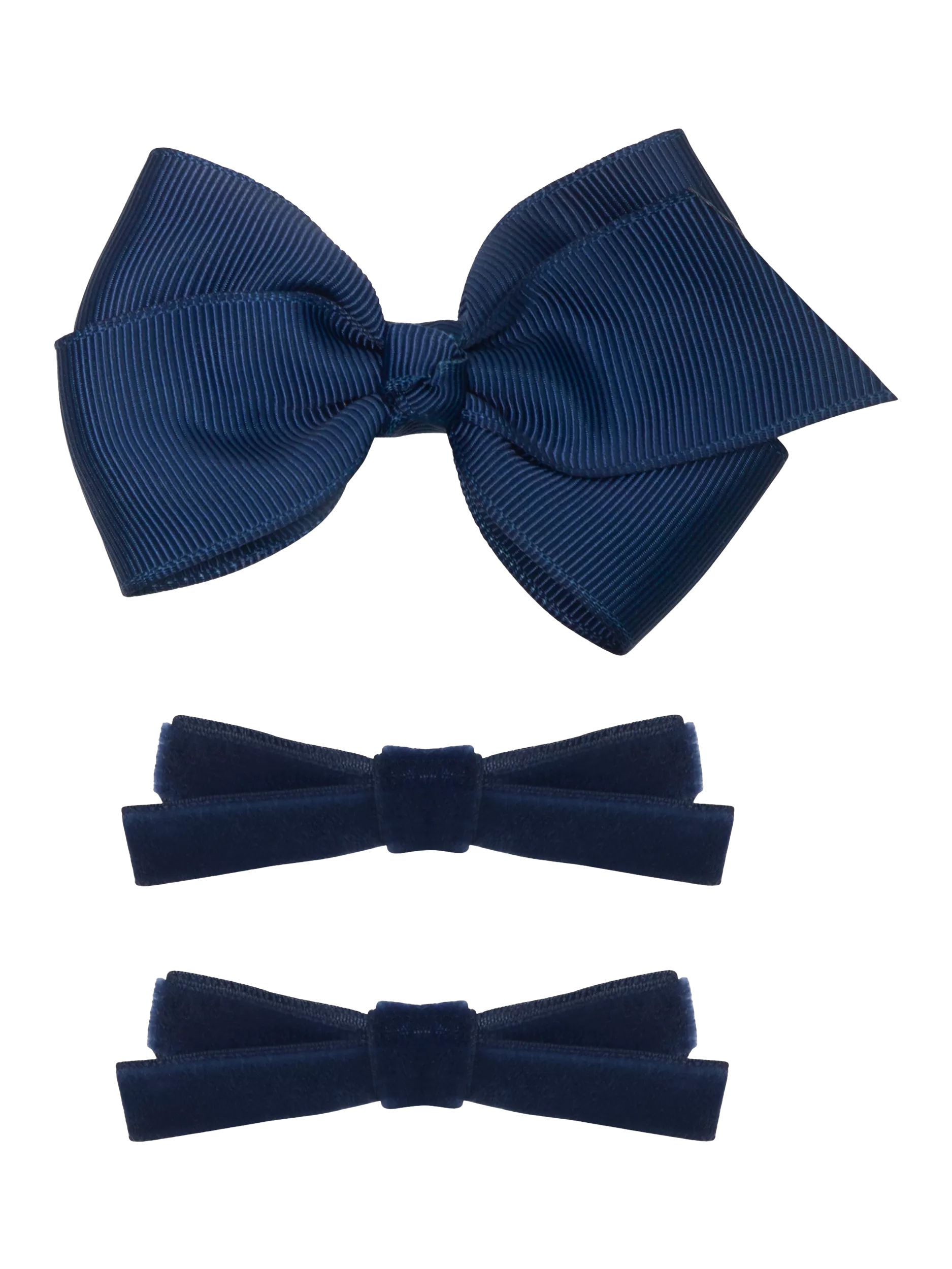 Mimi & Lula bow clips 3-pack, imported from the UK