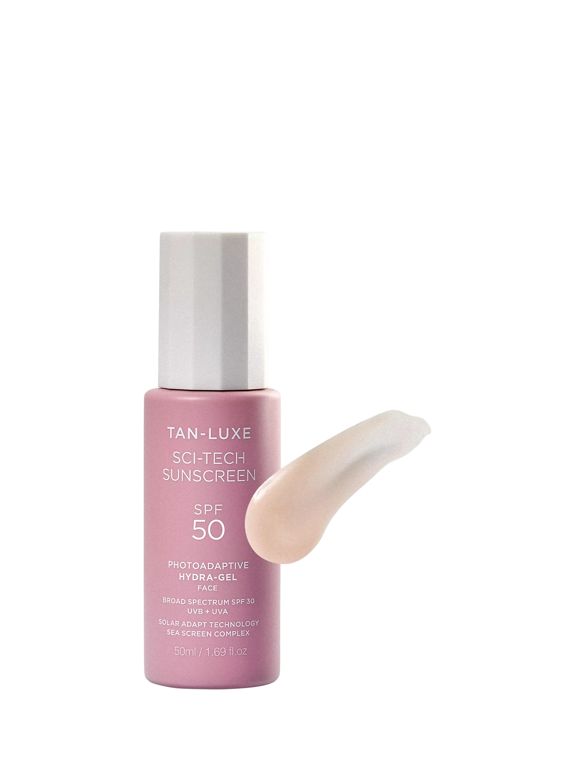 Tan-Luxe photoadaptive hydra-gel face sunscreen 50ml (British brand)