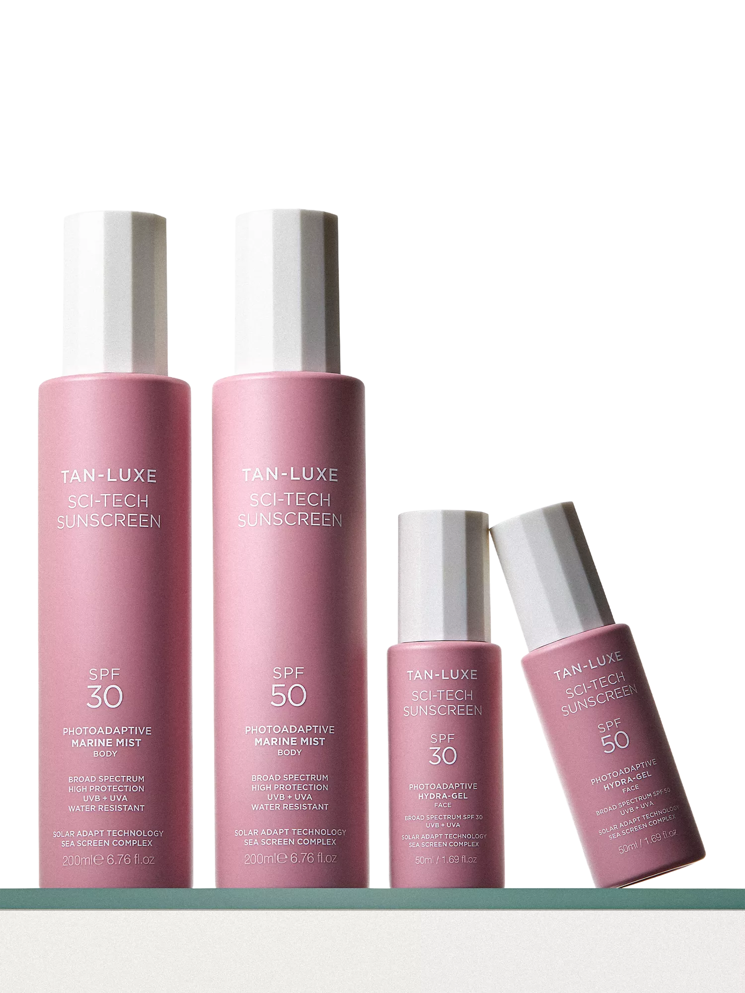 Tan-Luxe photoadaptive hydra-gel face sunscreen 50ml (British brand)