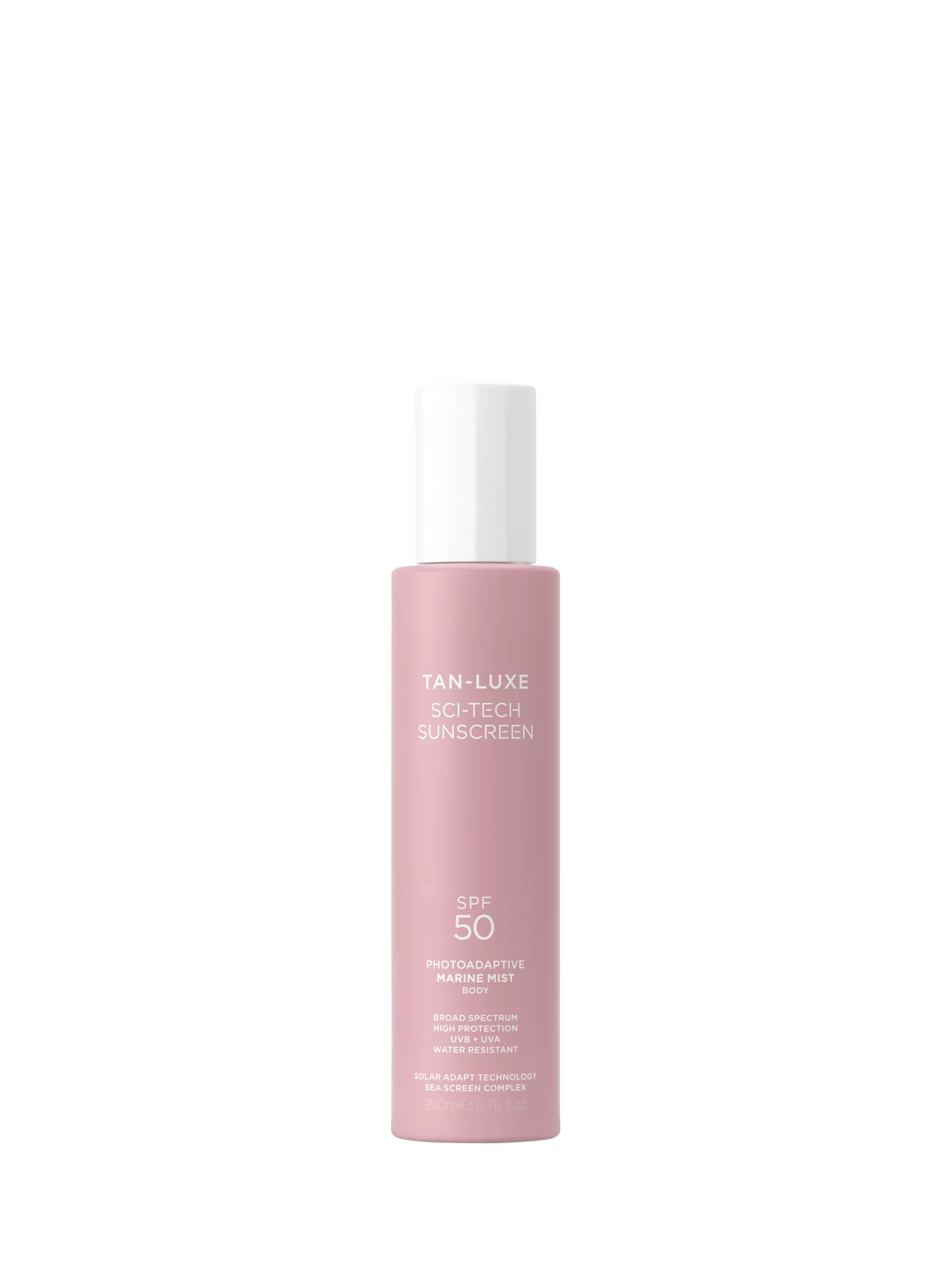 Tan-Luxe body sunscreen mist SPF 50 200ml, UK version