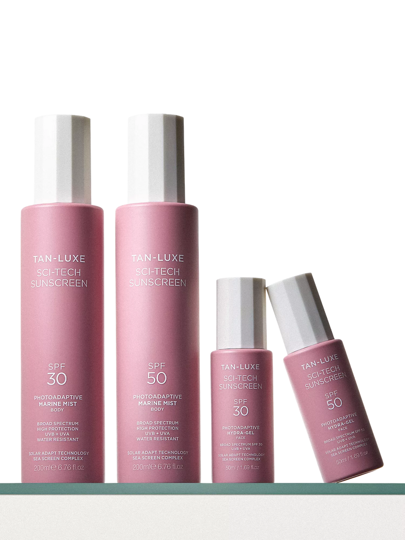 Tan-Luxe body sunscreen mist SPF 50 200ml, UK version