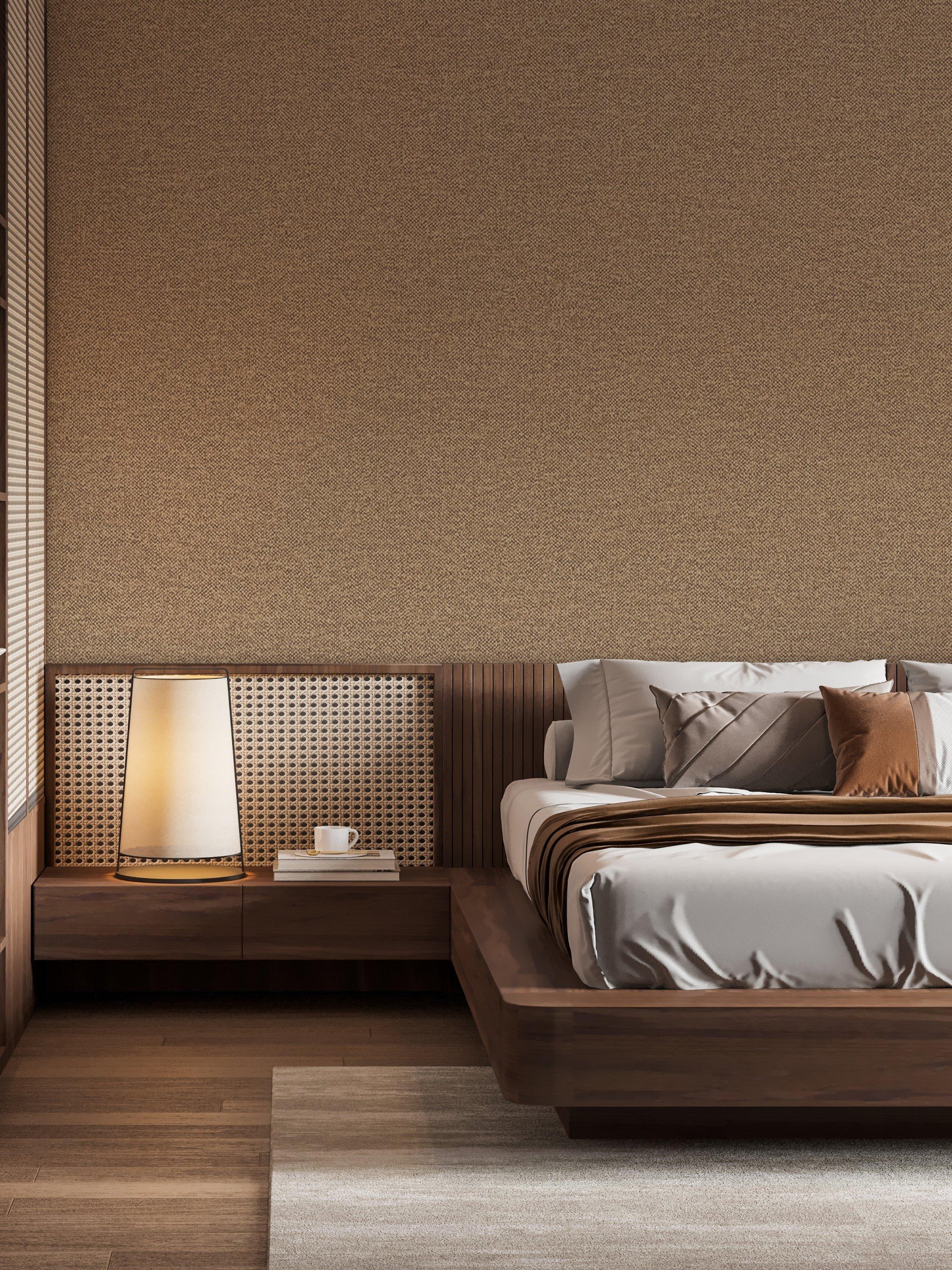 John Lewis Tweel wallpaper, tweed-inspired design - British product