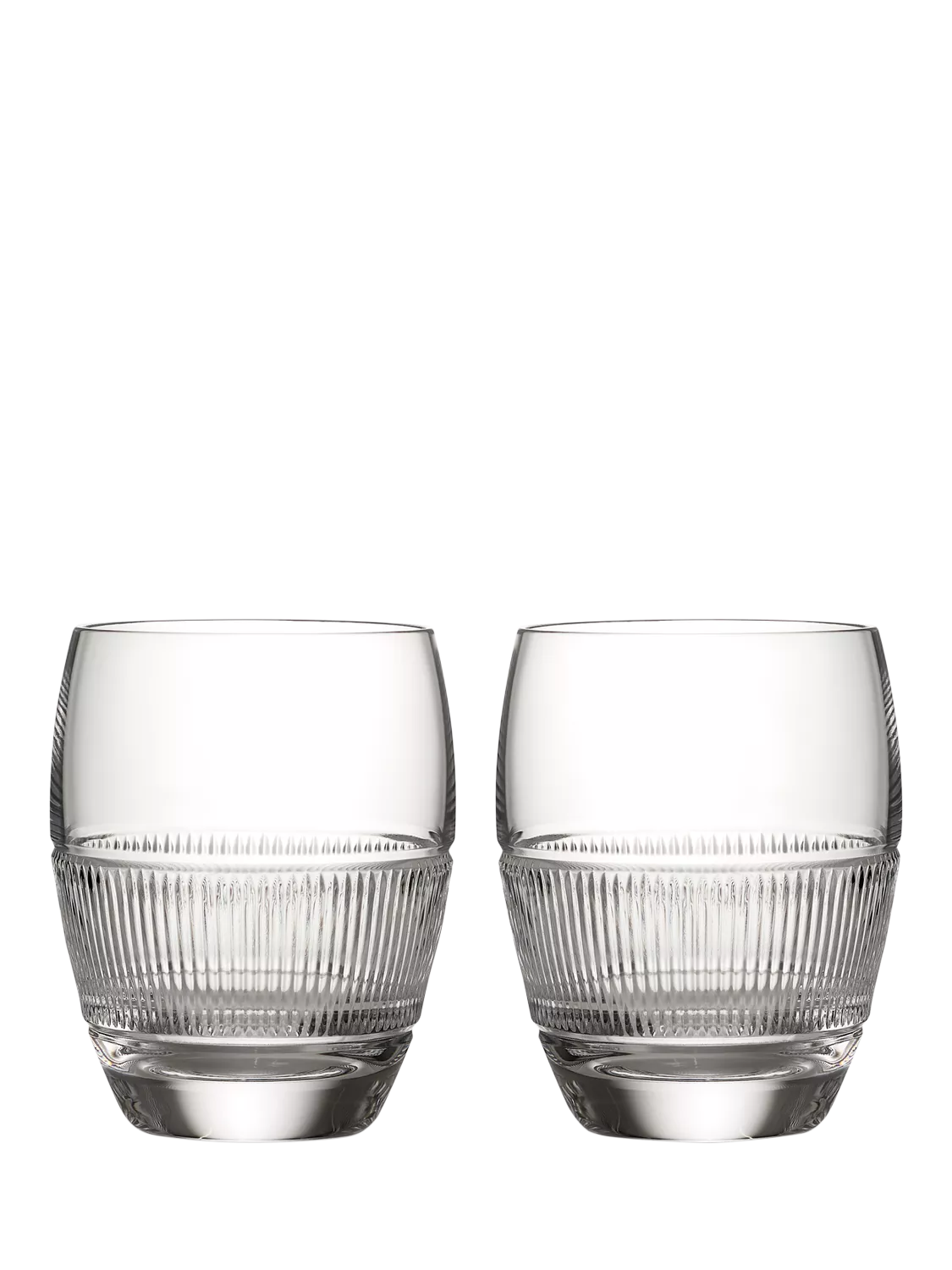 Wedgwood Helia cut crystal glass tumblers set of 2, imported from the UK