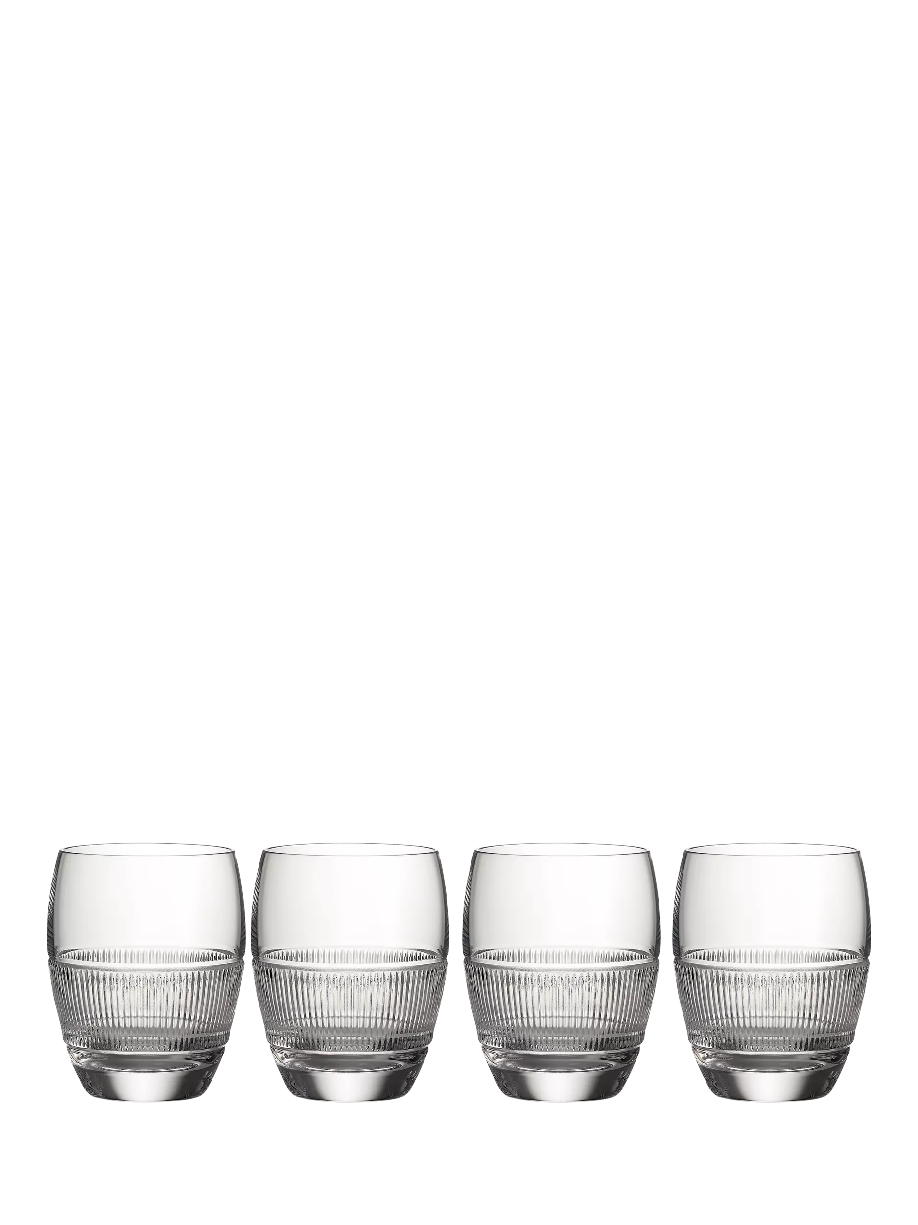 Wedgwood crystal tumblers 410ml set of 4, imported from the UK
