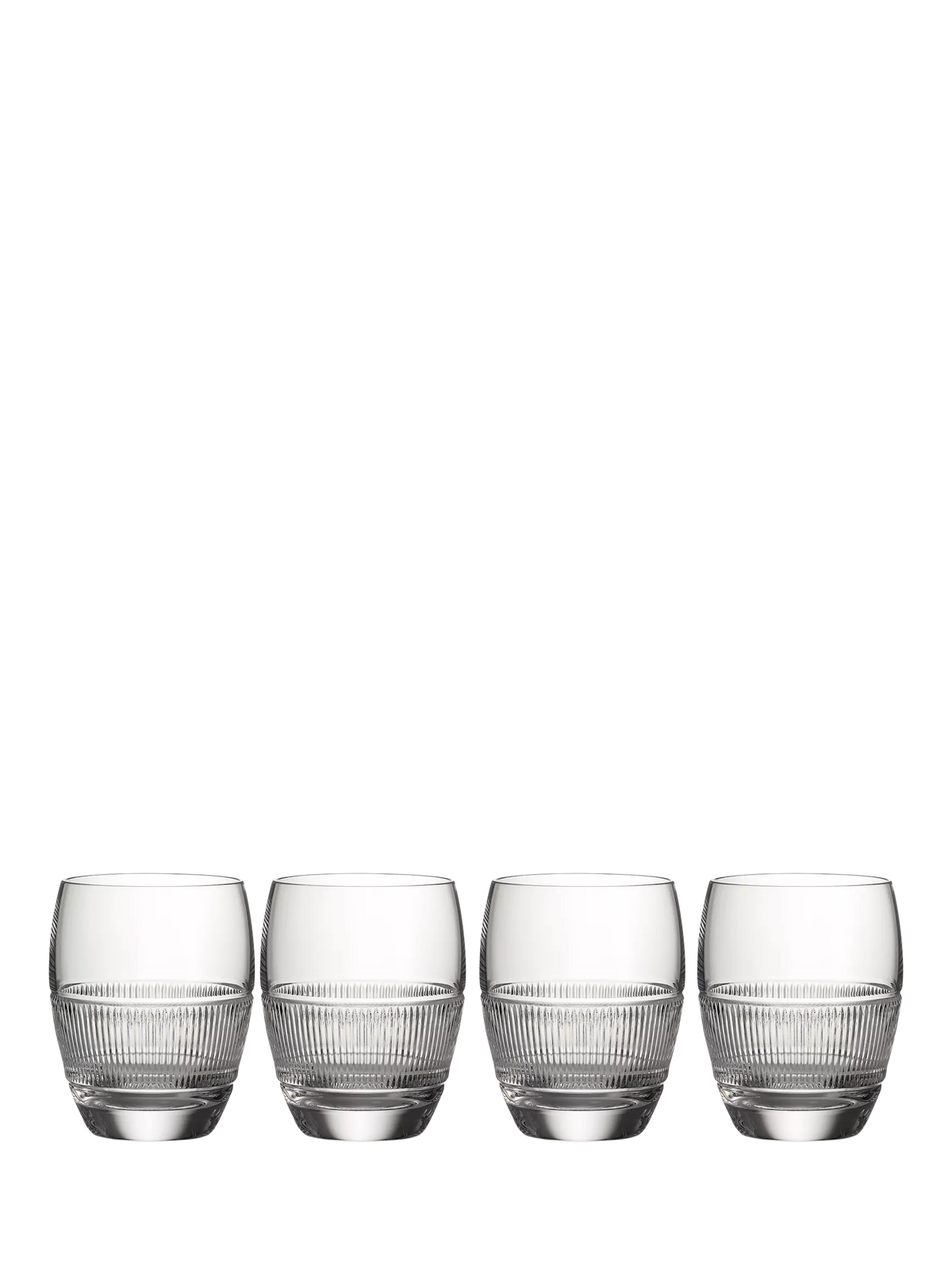 Wedgwood crystal tumblers 410ml set of 4, imported from the UK