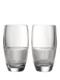 Wedgwood crystal highball glasses set of 2 510ml - British product