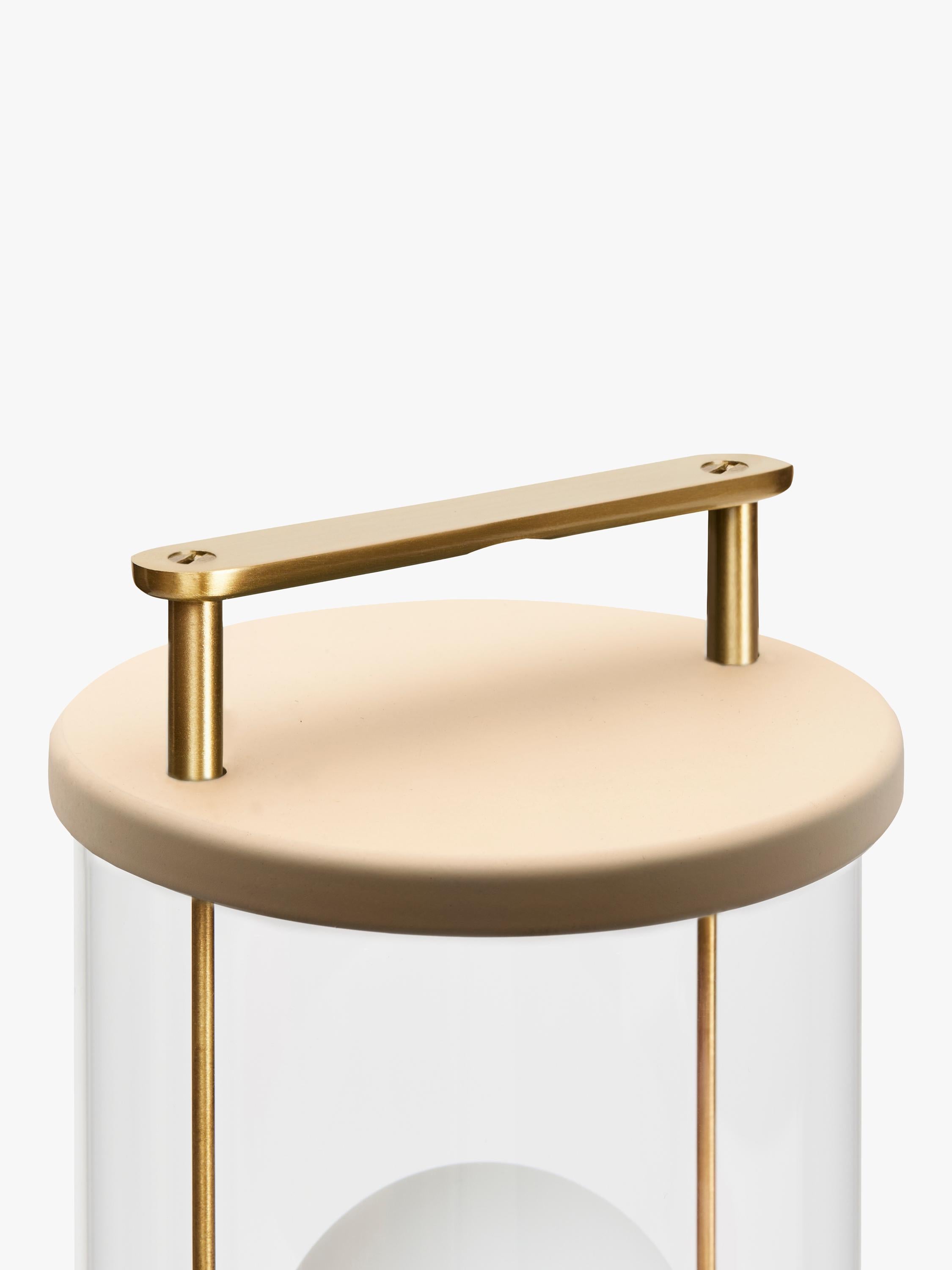 tala outdoor table lamp in Setting Plaster Pink (British brand)