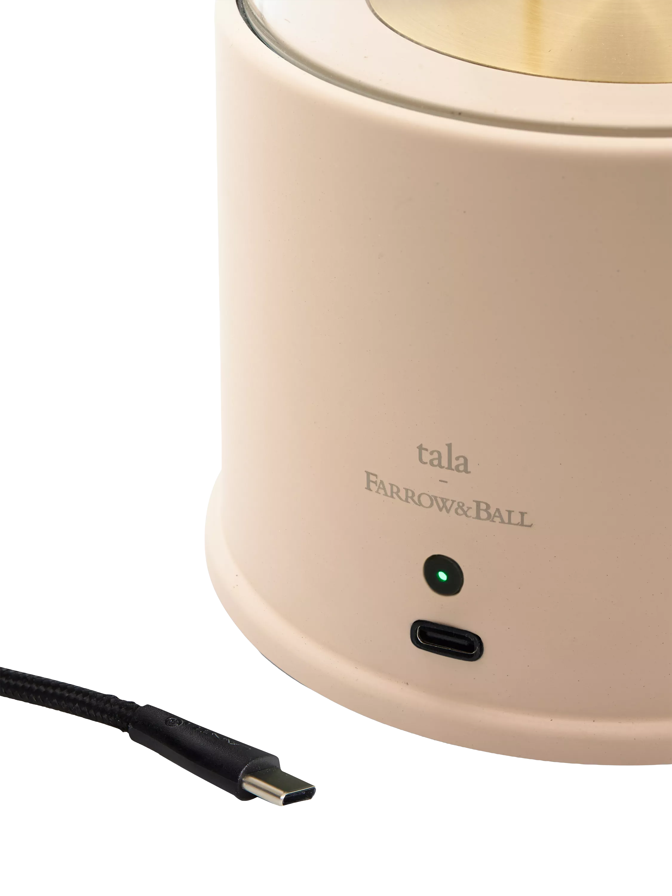 tala outdoor table lamp in Setting Plaster Pink (British brand)