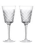 Waterford Opulence crystal white wine glasses 320ml - British product