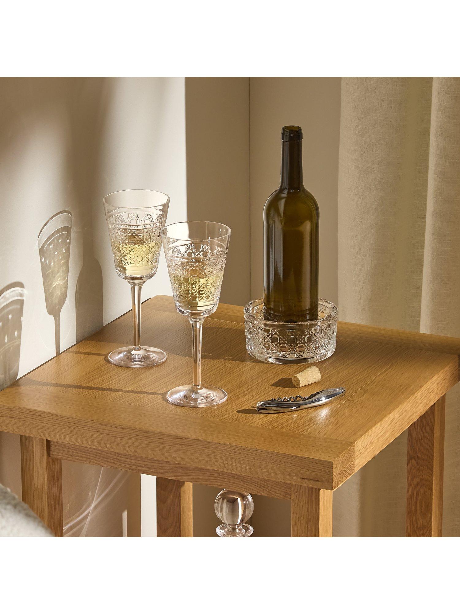 Waterford Opulence crystal white wine glasses 320ml - British product