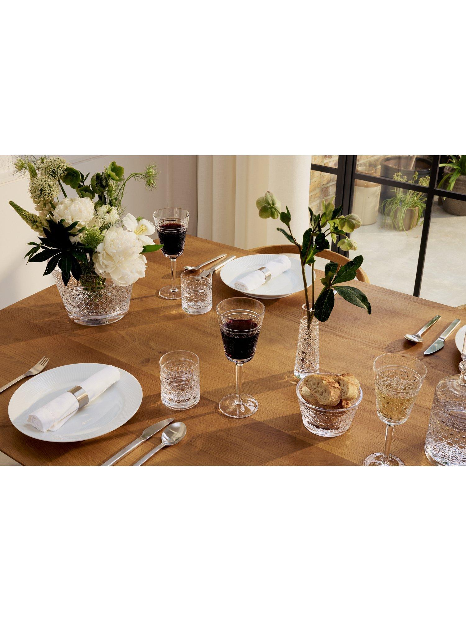 Waterford Opulence crystal white wine glasses 320ml - British product