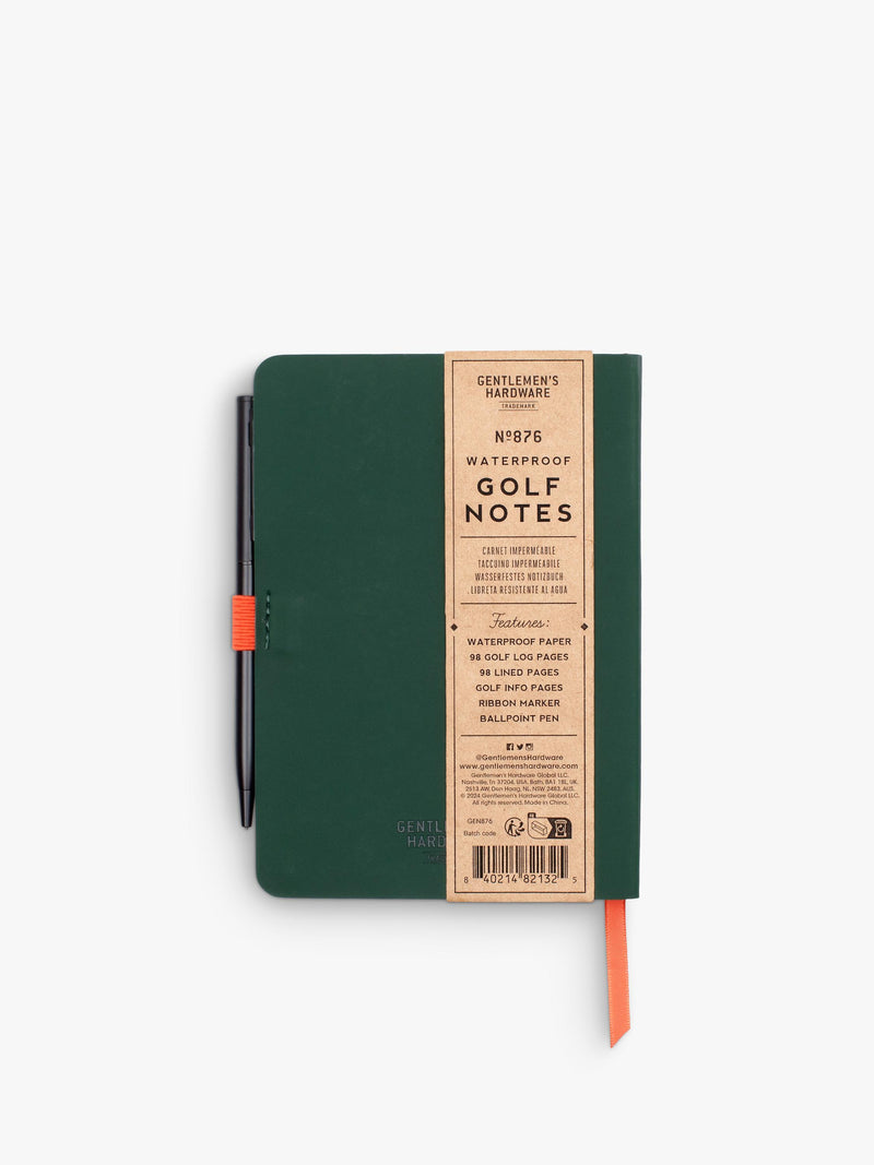 Gentlemen's Hardware waterproof golf notebook 196 pages - British product