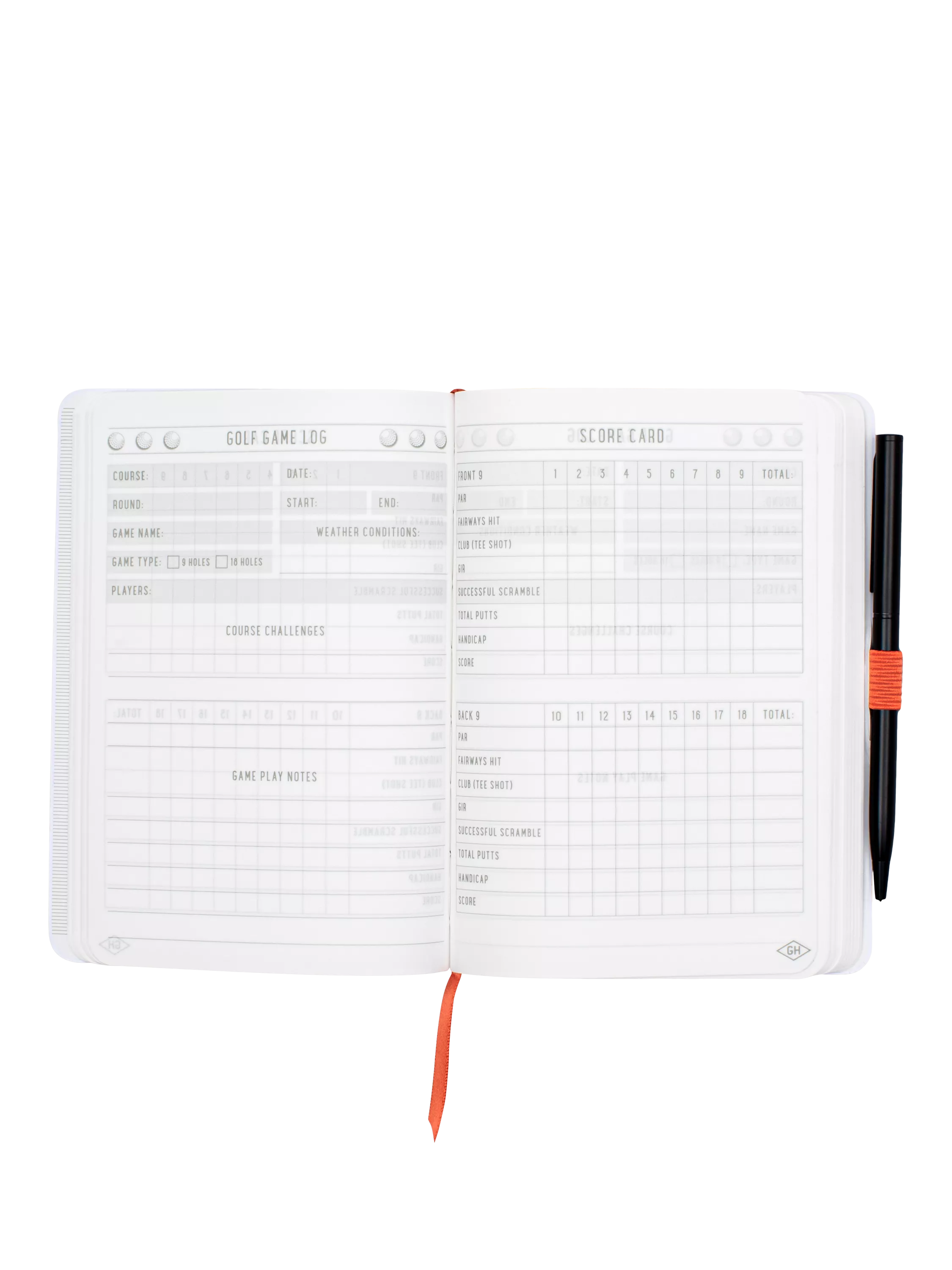 Gentlemen's Hardware waterproof golf notebook 196 pages - British product
