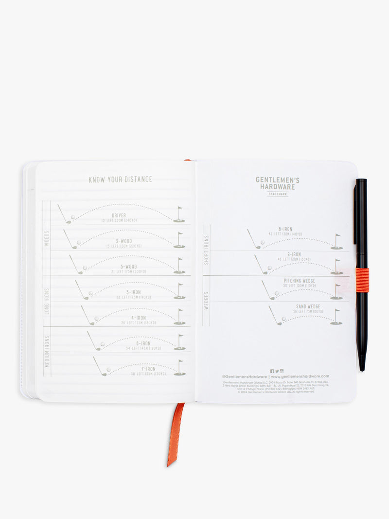 Gentlemen's Hardware waterproof golf notebook 196 pages - British product