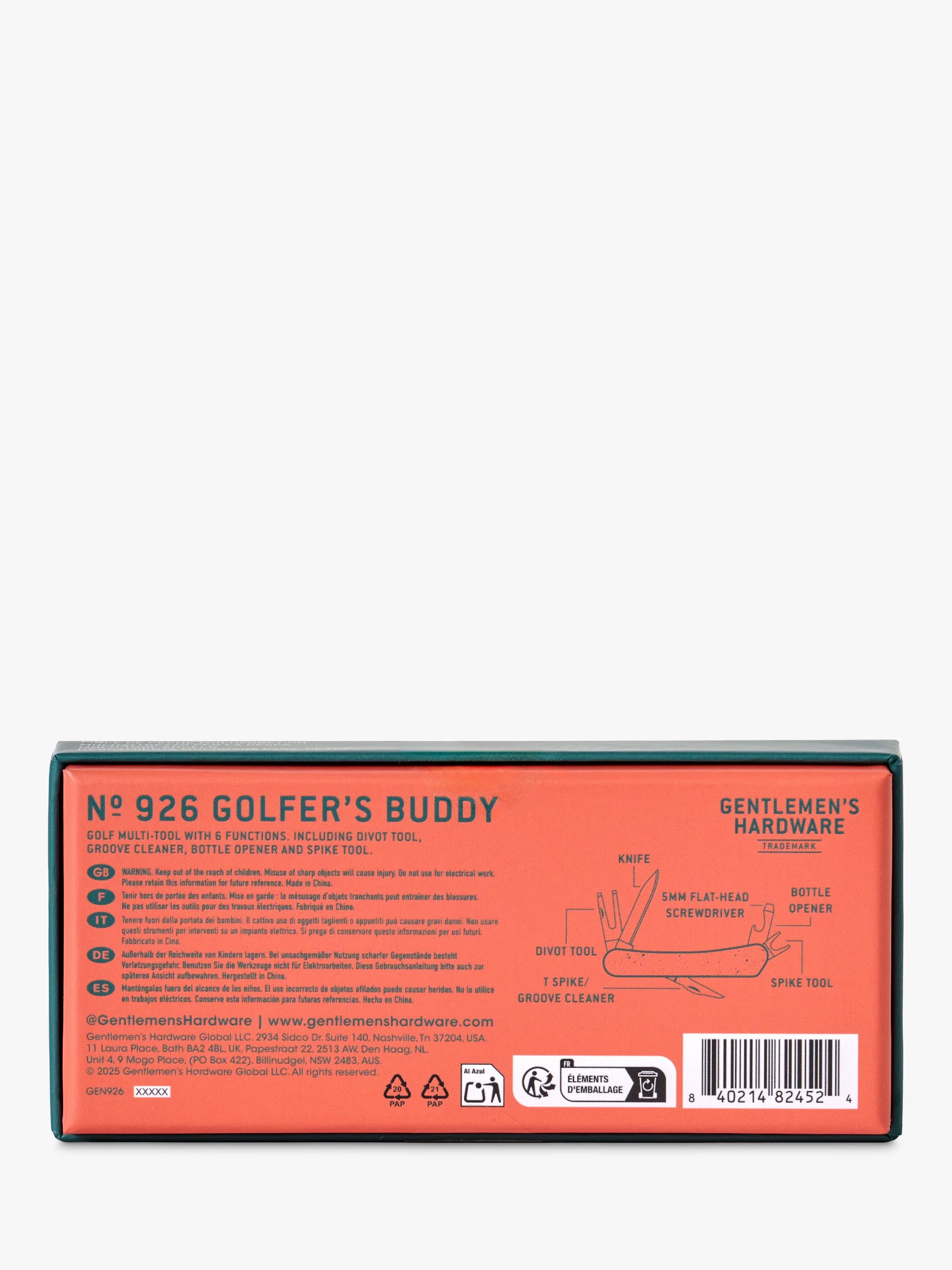 Gentlemen's Hardware Golfer's Buddy multi tool - British product