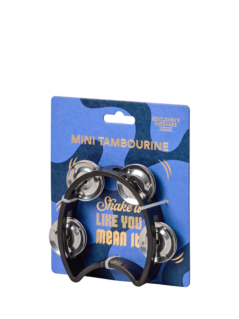 Gentlemen's Hardware mini tambourine small desk percussion - British product