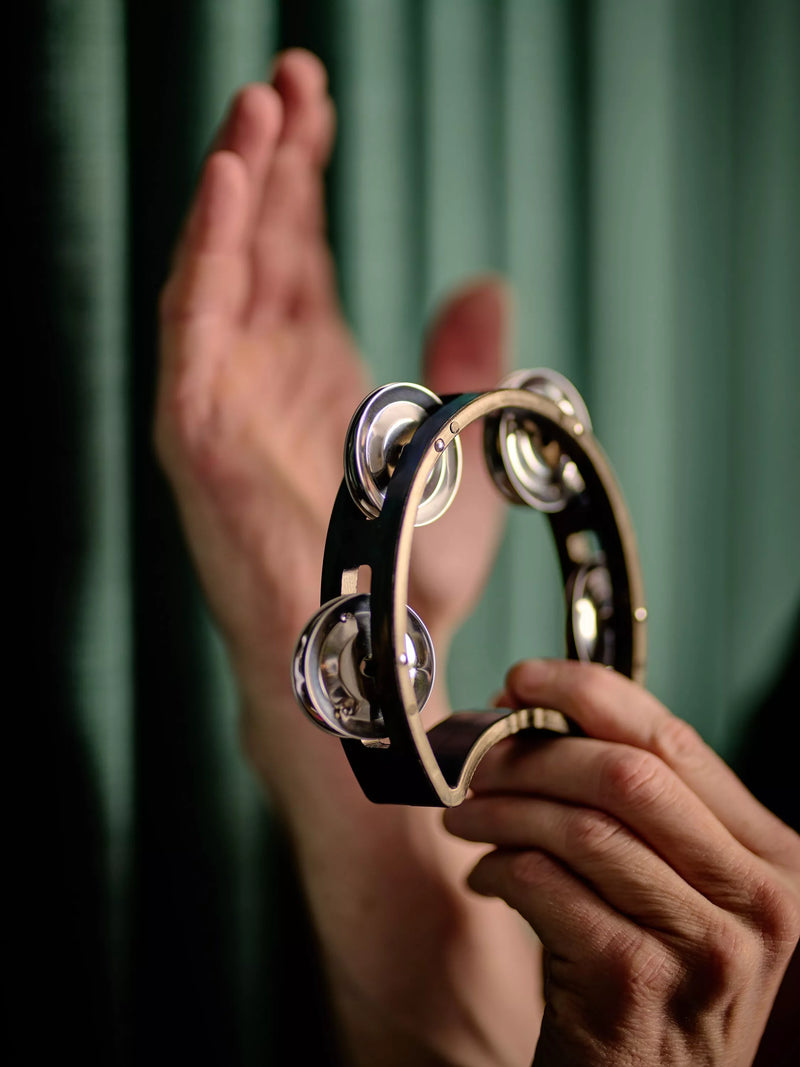 Gentlemen's Hardware mini tambourine small desk percussion - British product