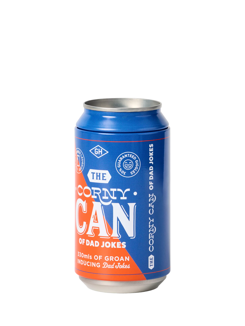 Gentlemen's Hardware dad jokes can tin (British brand)