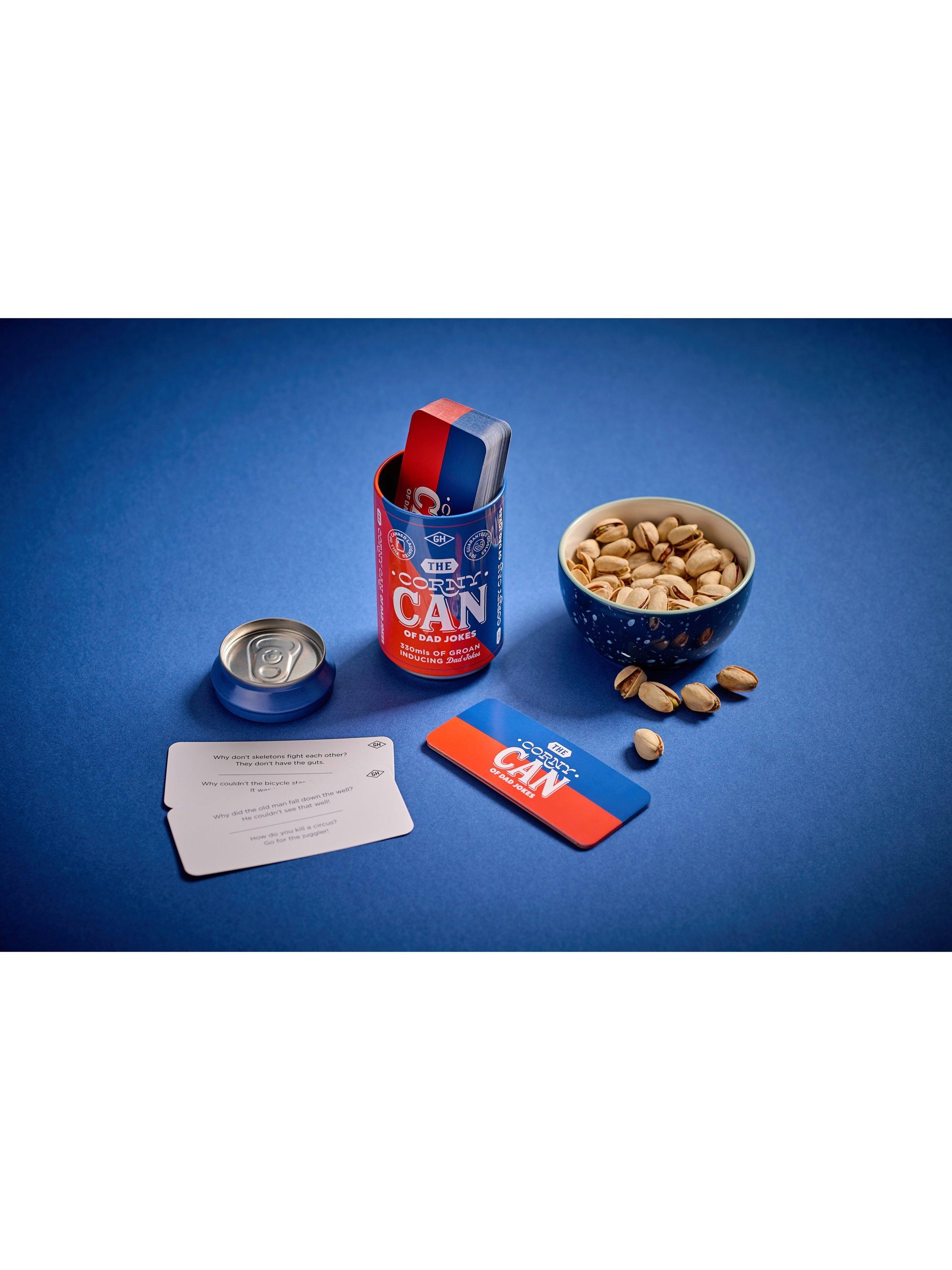 Gentlemen's Hardware dad jokes can tin (British brand)