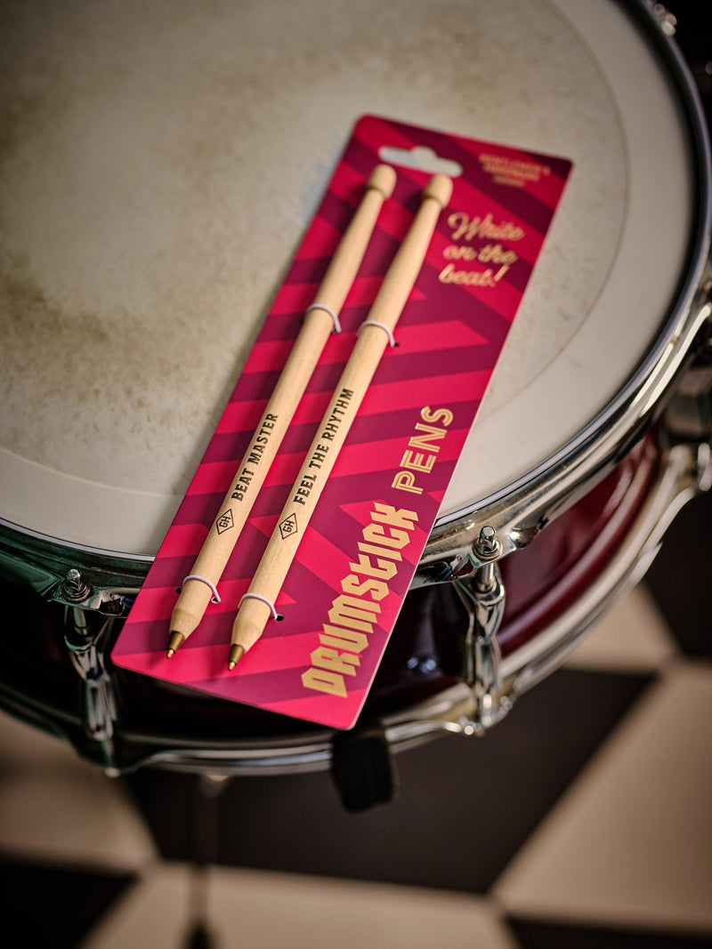 Gentlemen's Hardware drumstick ballpoint pen set of 2 natural - British product