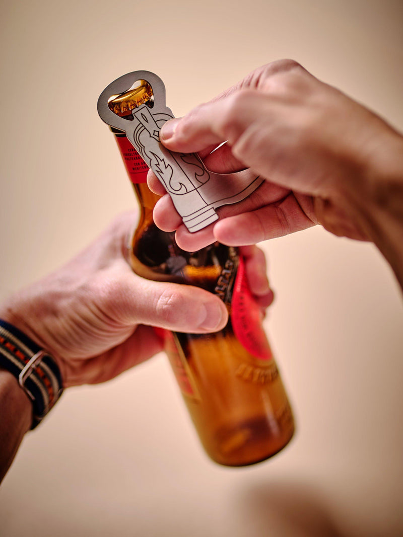 Gentlemen's Hardware cowboy boot bottle opener, imported from the UK