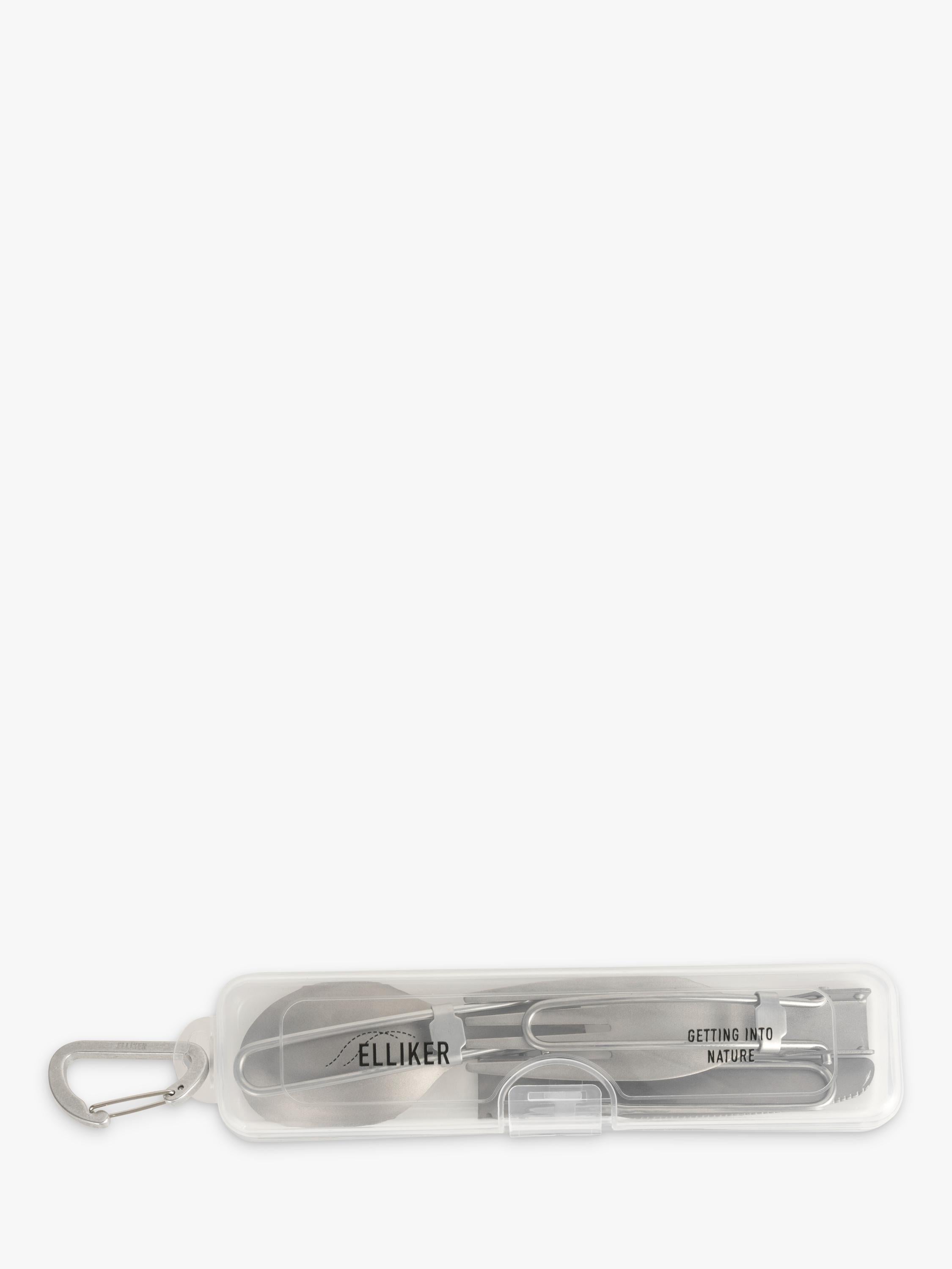 ELLIKER titanium foldable cutlery set 3 piece (British brand)