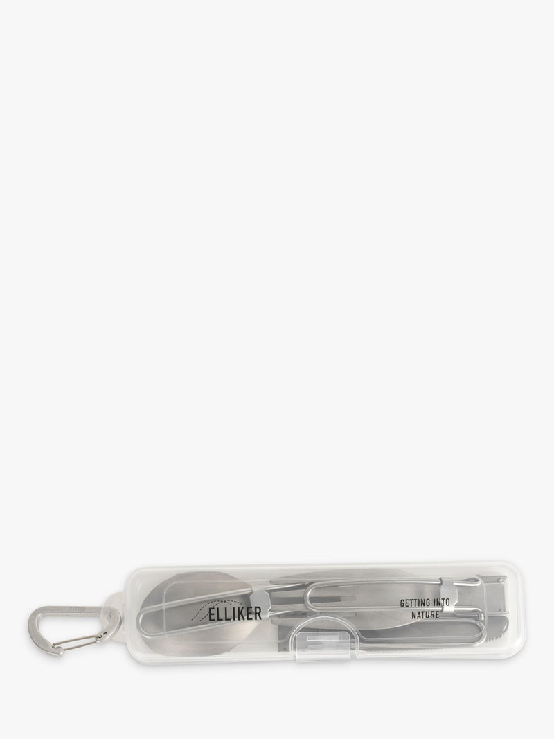 ELLIKER titanium foldable cutlery set 3 piece (British brand)
