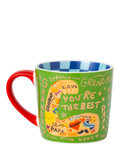 Eleanor Bowmer new bone china mug Grandad design 300ml - British product