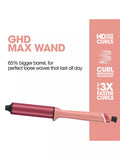 ghd Chronos Curve Max hair styler wand 38mm candy coral (British brand)