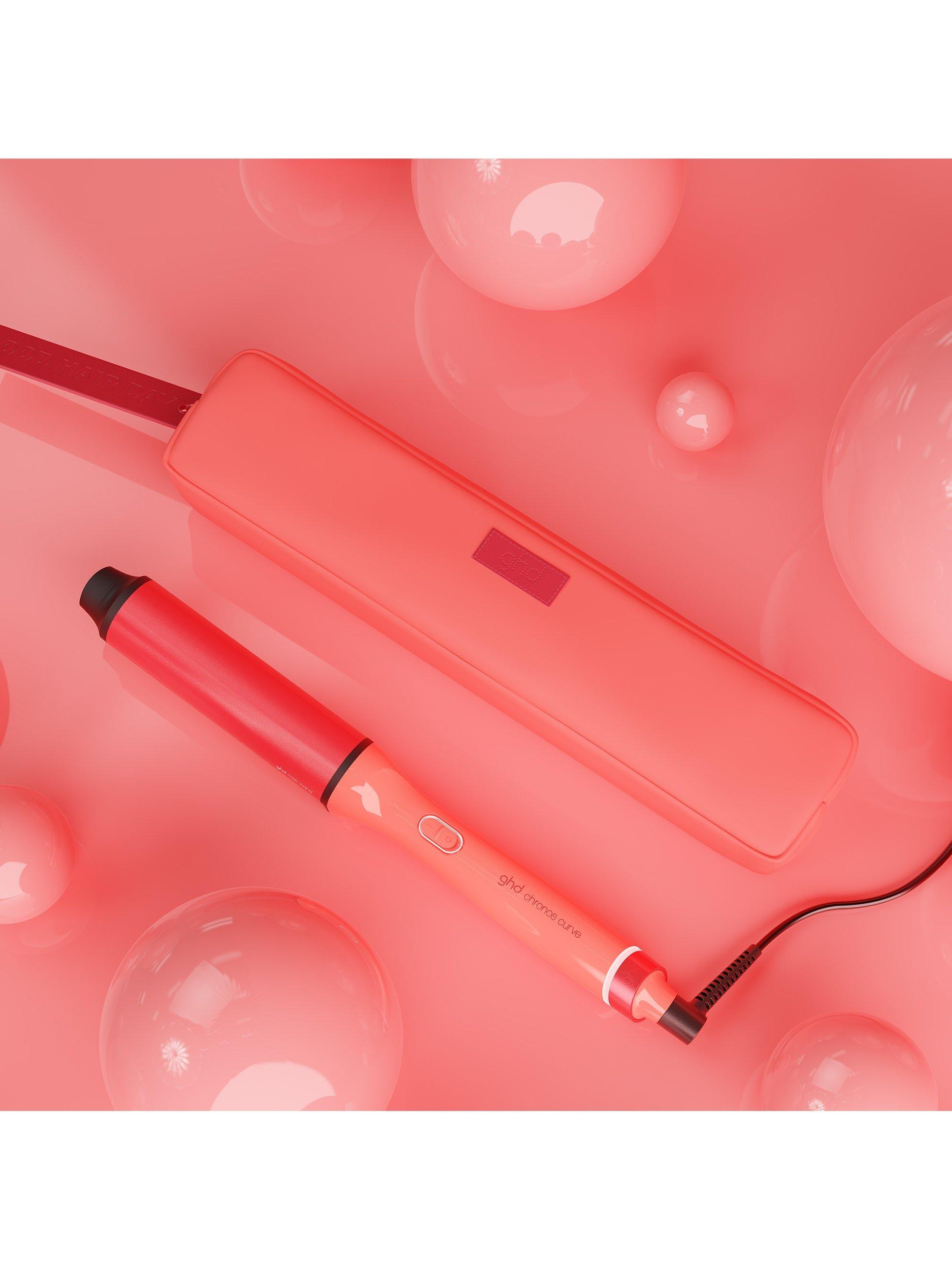 ghd Chronos Curve Max hair styler wand 38mm candy coral (British brand)