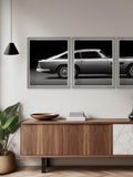 Brookpace Lascelles Aston Martin DB5 triptych 175cm framed print set, UK version