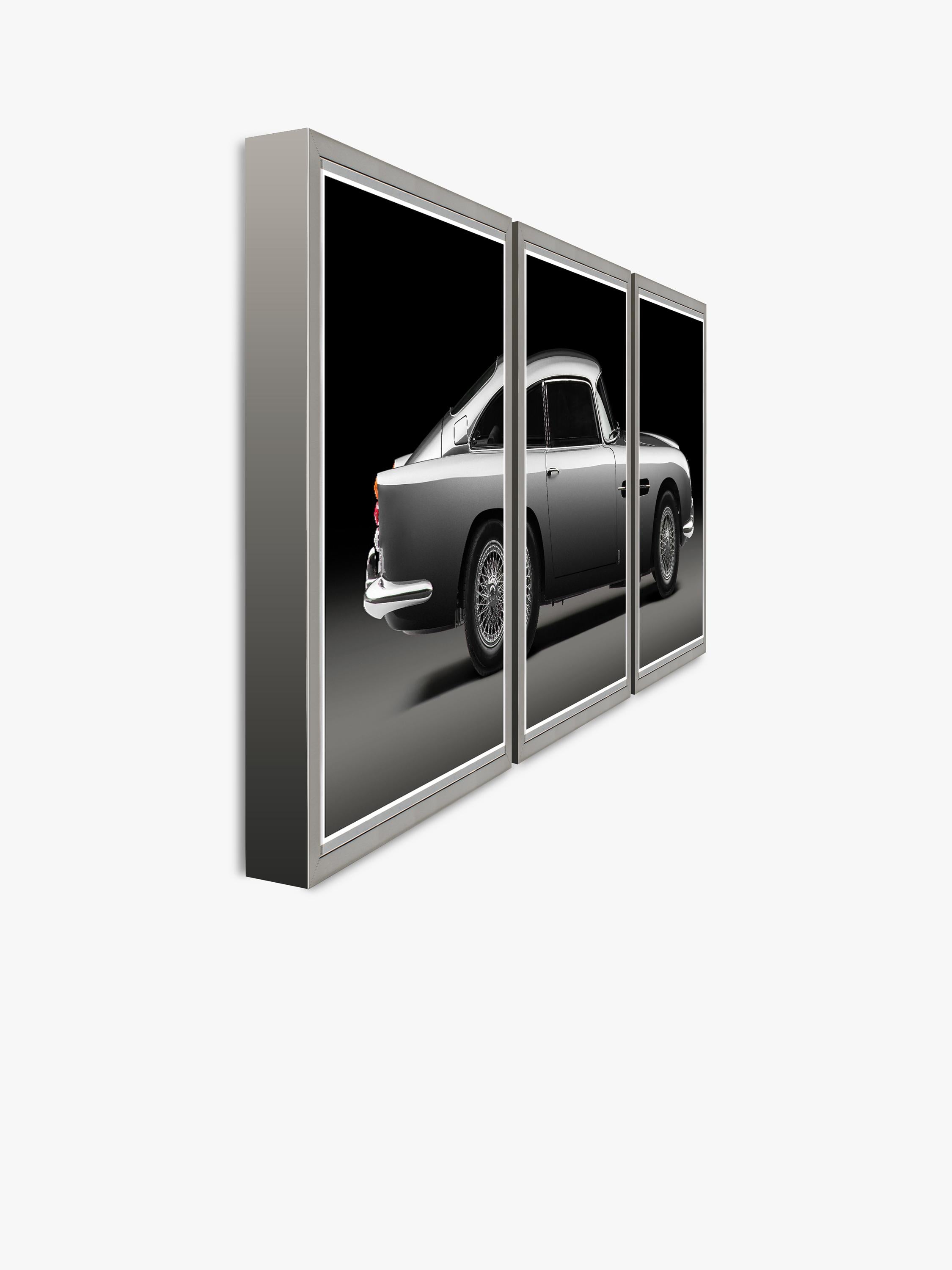 Brookpace Lascelles Aston Martin DB5 triptych 175cm framed print set, UK version