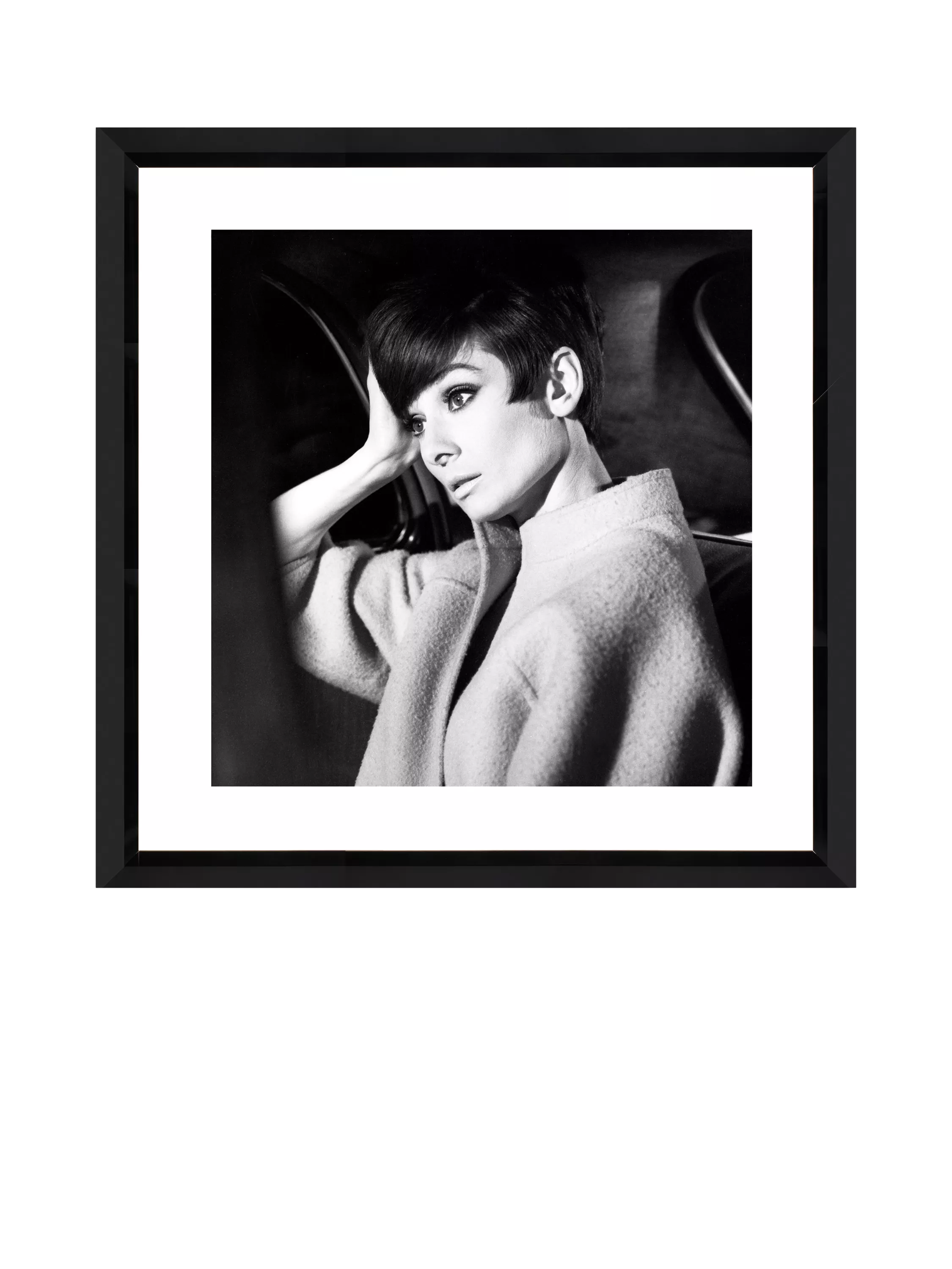 Brookpace Lascelles Audrey Hepburn framed print 46x46cm, imported from the UK