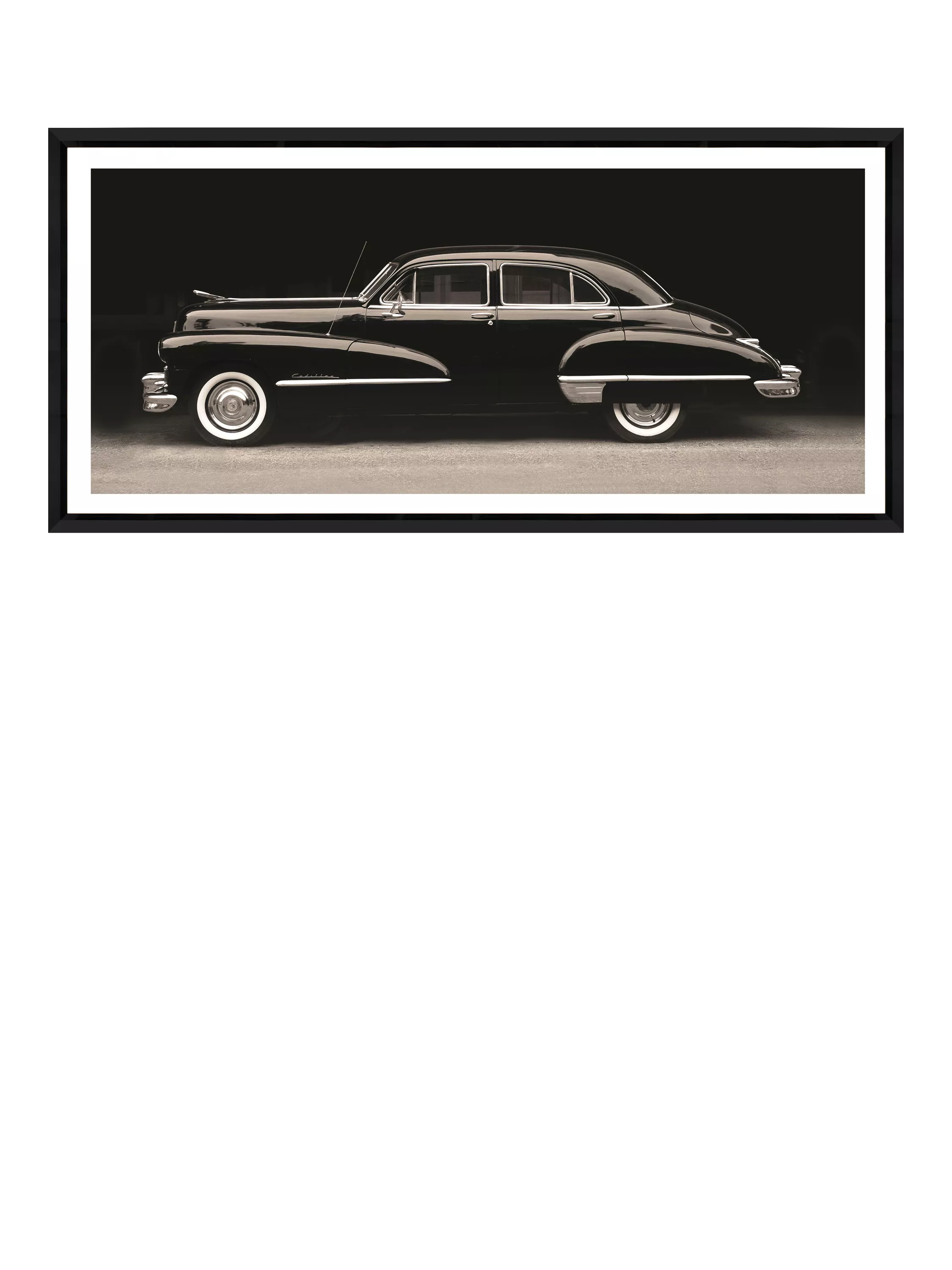 Brookpace Lascelles framed print Cadillac Series 62 1947 51x101.5cm (British brand)
