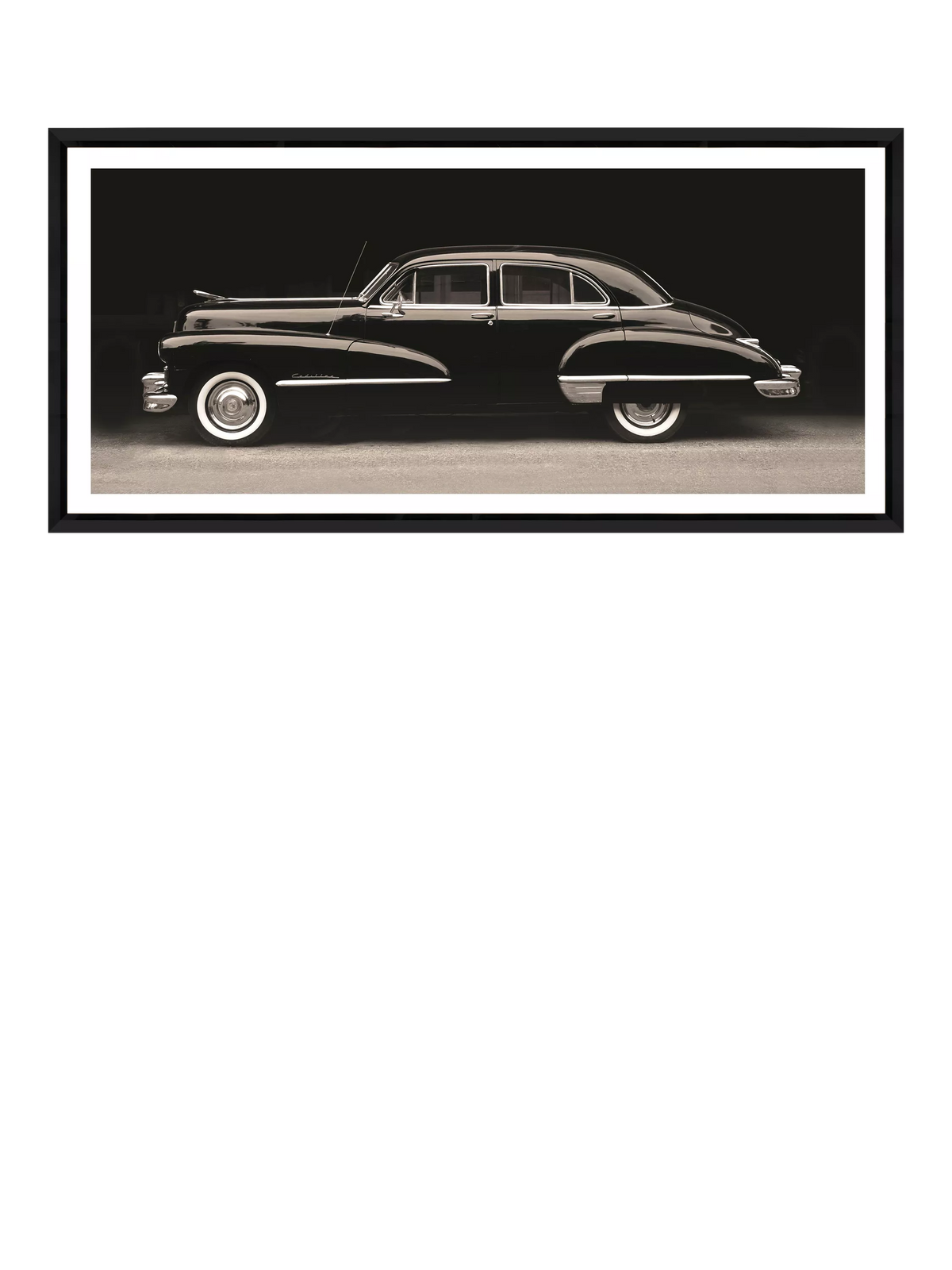 Brookpace Lascelles framed print Cadillac Series 62 1947 51x101.5cm (British brand)