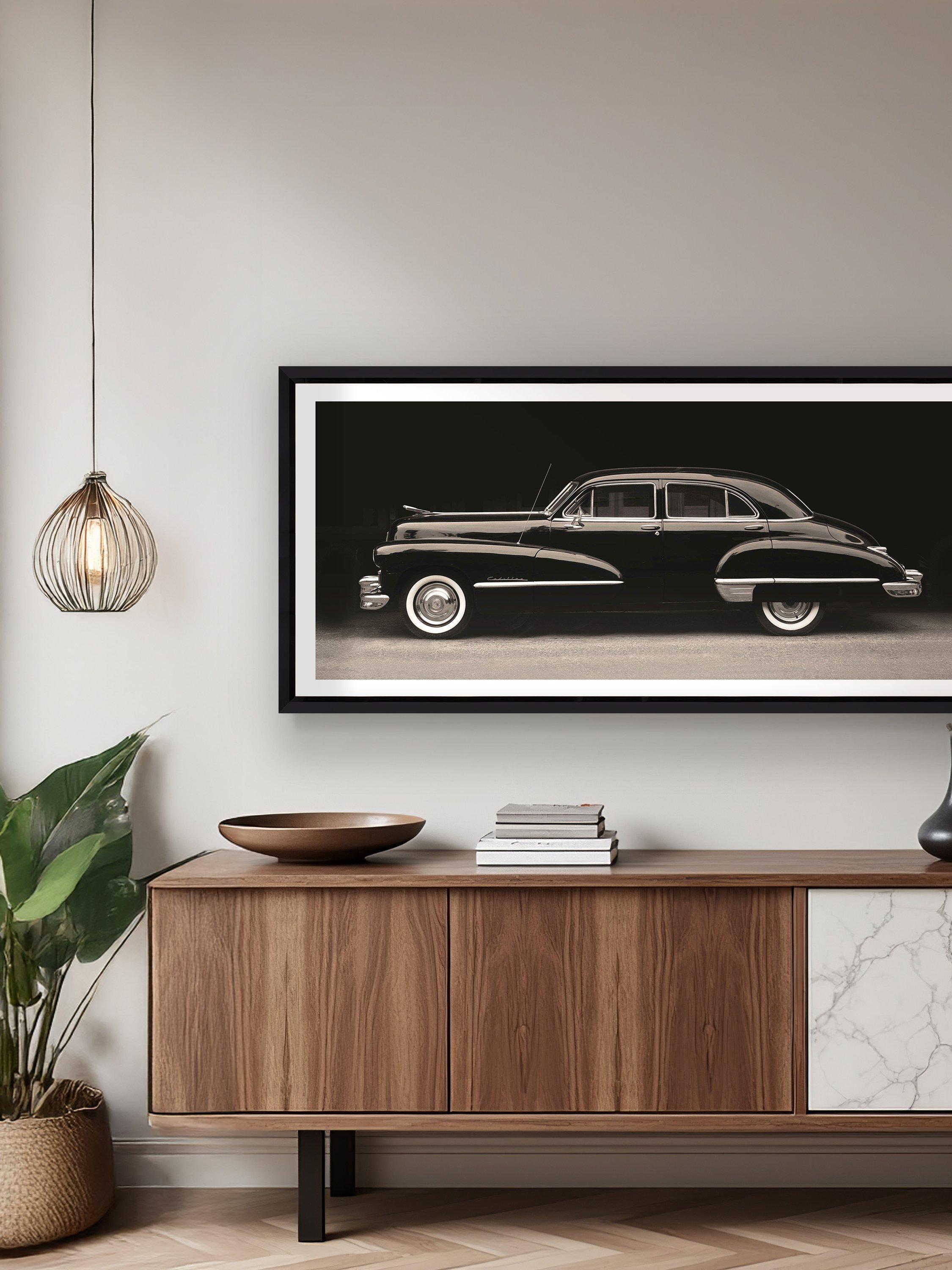 Brookpace Lascelles framed print Cadillac Series 62 1947 51x101.5cm (British brand)