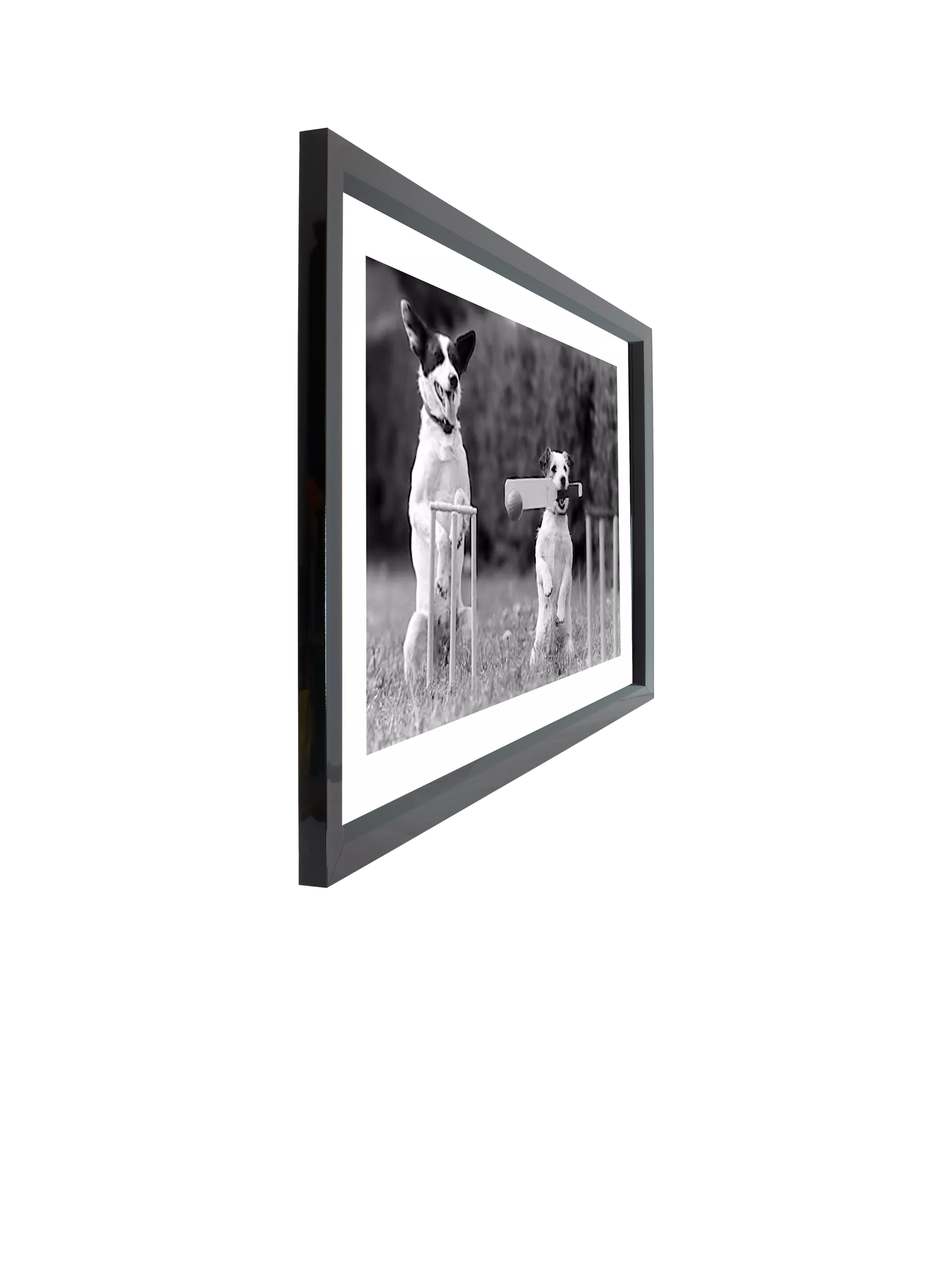 Brookpace Lascelles framed print Cricket in the Park 45x55cm (British brand)
