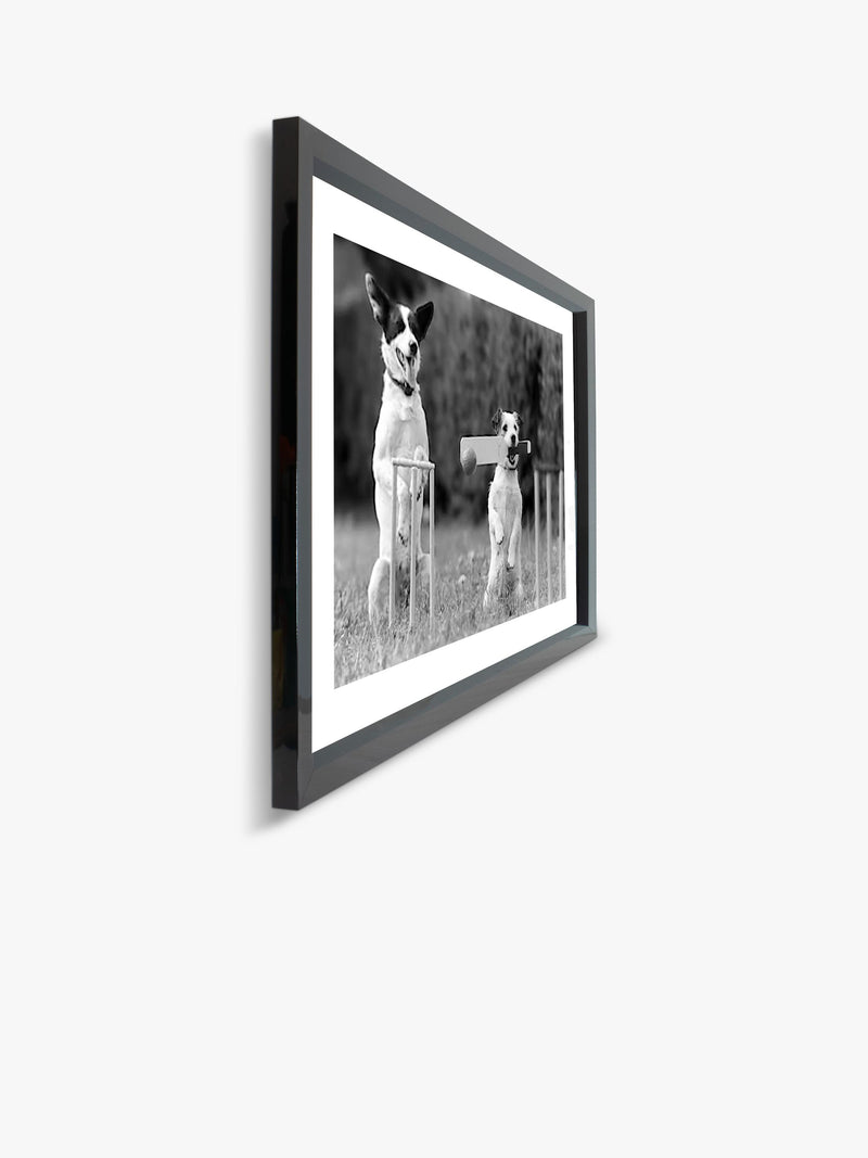 Brookpace Lascelles framed print Cricket in the Park 45x55cm (British brand)