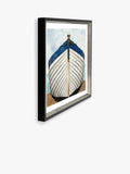 Brookpace Lascelles framed fishing boat print 76x66cm, imported from the UK