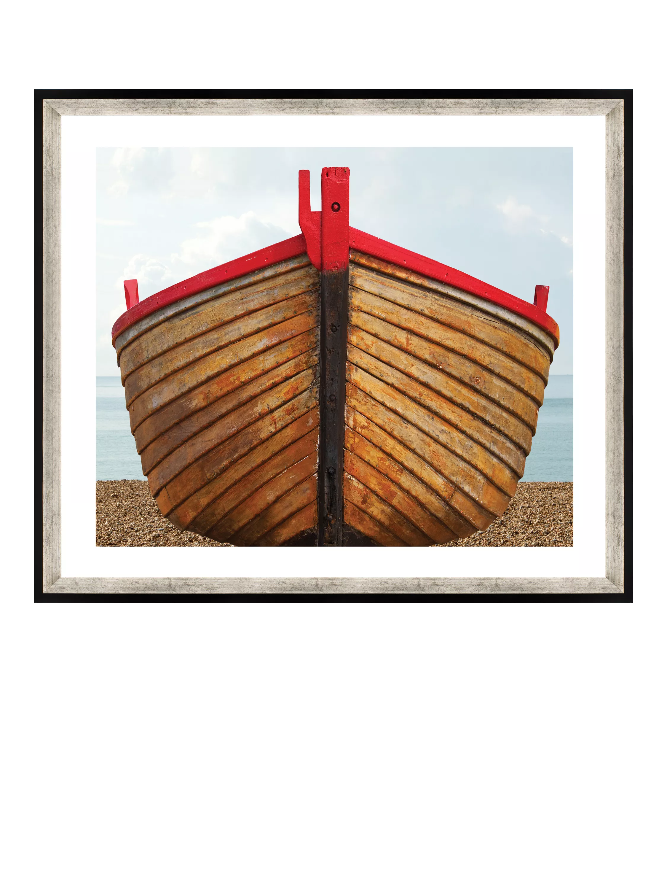 Brookpace Lascelles fishing boat framed print 76x66cm - British product