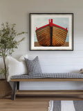 Brookpace Lascelles fishing boat framed print 76x66cm - British product