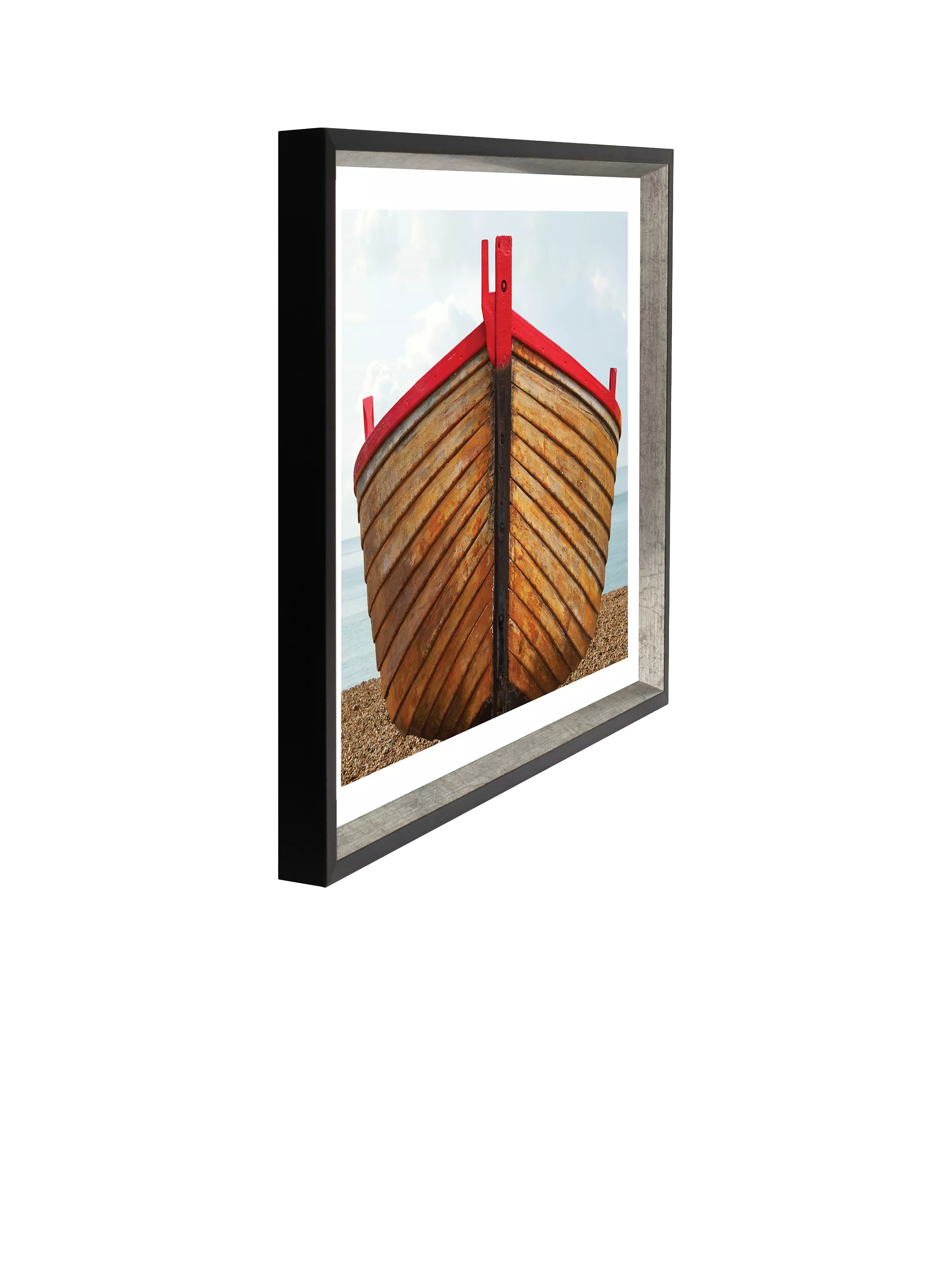 Brookpace Lascelles fishing boat framed print 76x66cm - British product