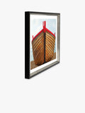 Brookpace Lascelles fishing boat framed print 76x66cm - British product