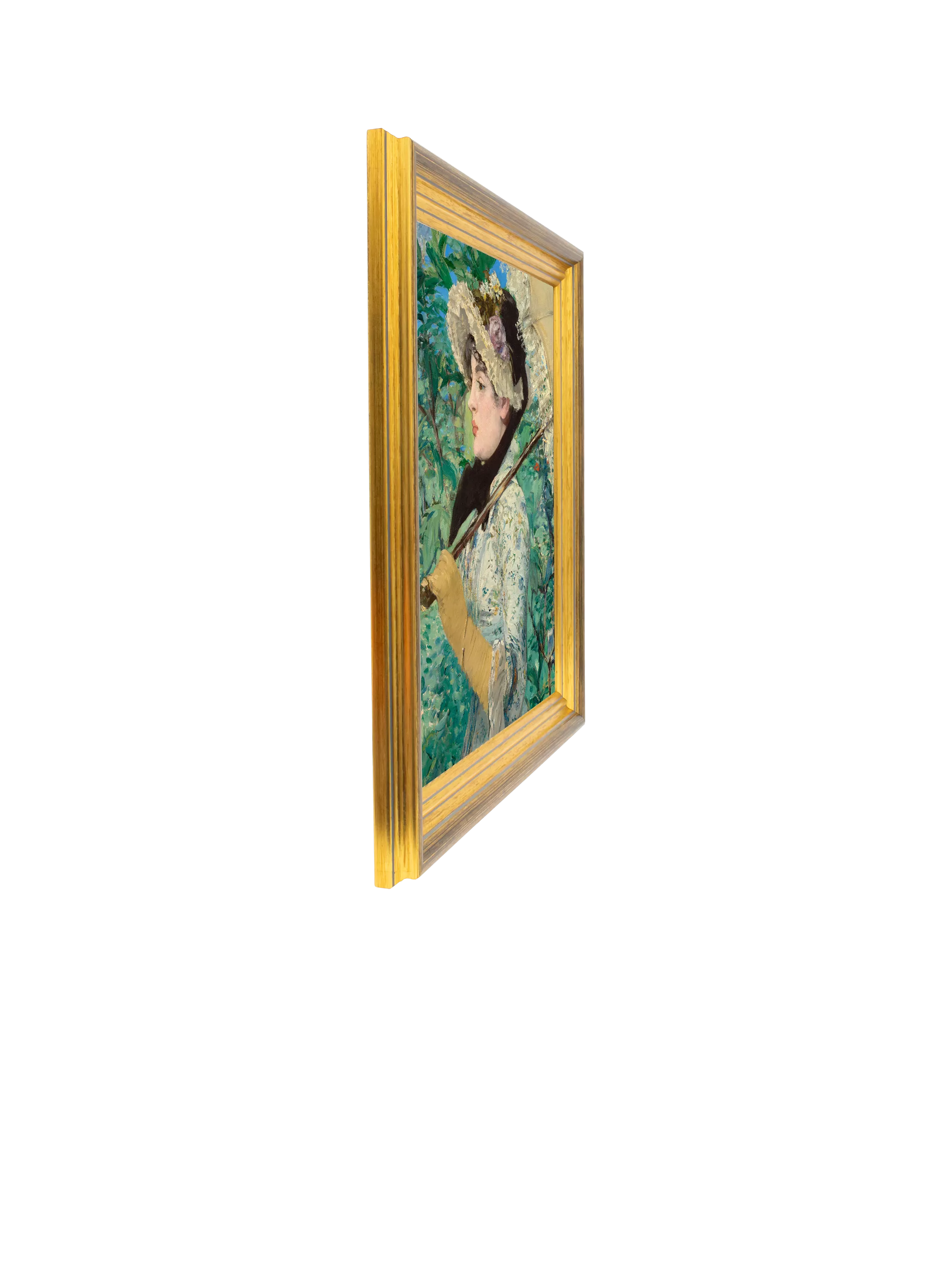 Brookpace Lascelles Manet Jeanne Spring framed canvas print, imported from the UK