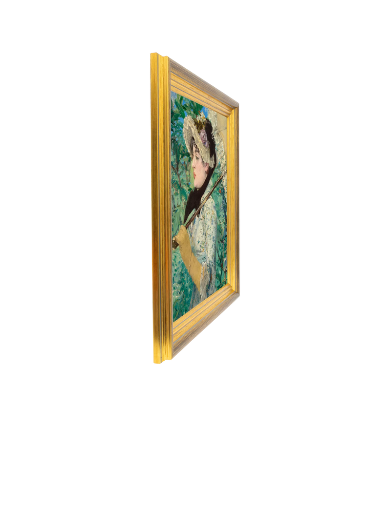 Brookpace Lascelles Manet Jeanne Spring framed canvas print, imported from the UK